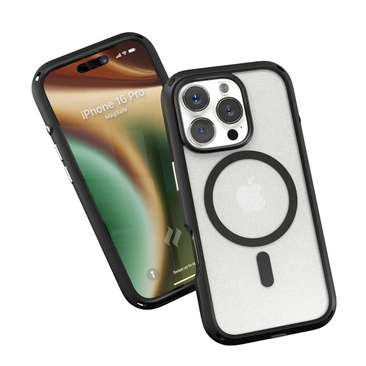 Catalyst Smartphone-Hülle Influence Case MagSafe, für iPhone 16 Pro, Stealth Black