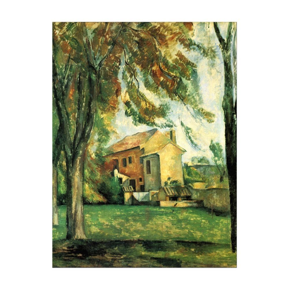 Bilderdepot24 Leinwandbild Alte Meister - Paul Cézanne - Jas de Bouffan, Landschaften