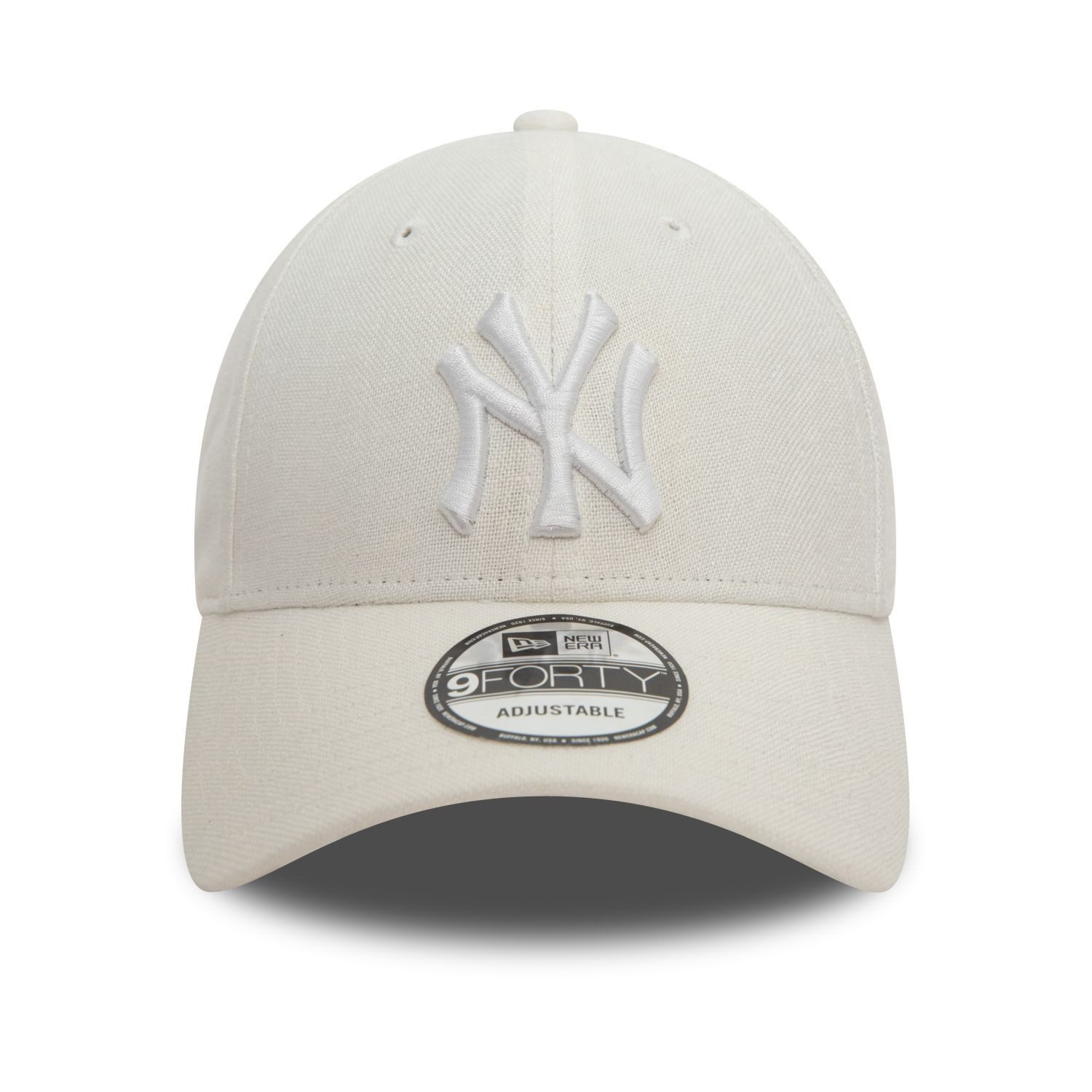 New Era Baseball Cap 9Forty Strapback LEINEN New York Yankees