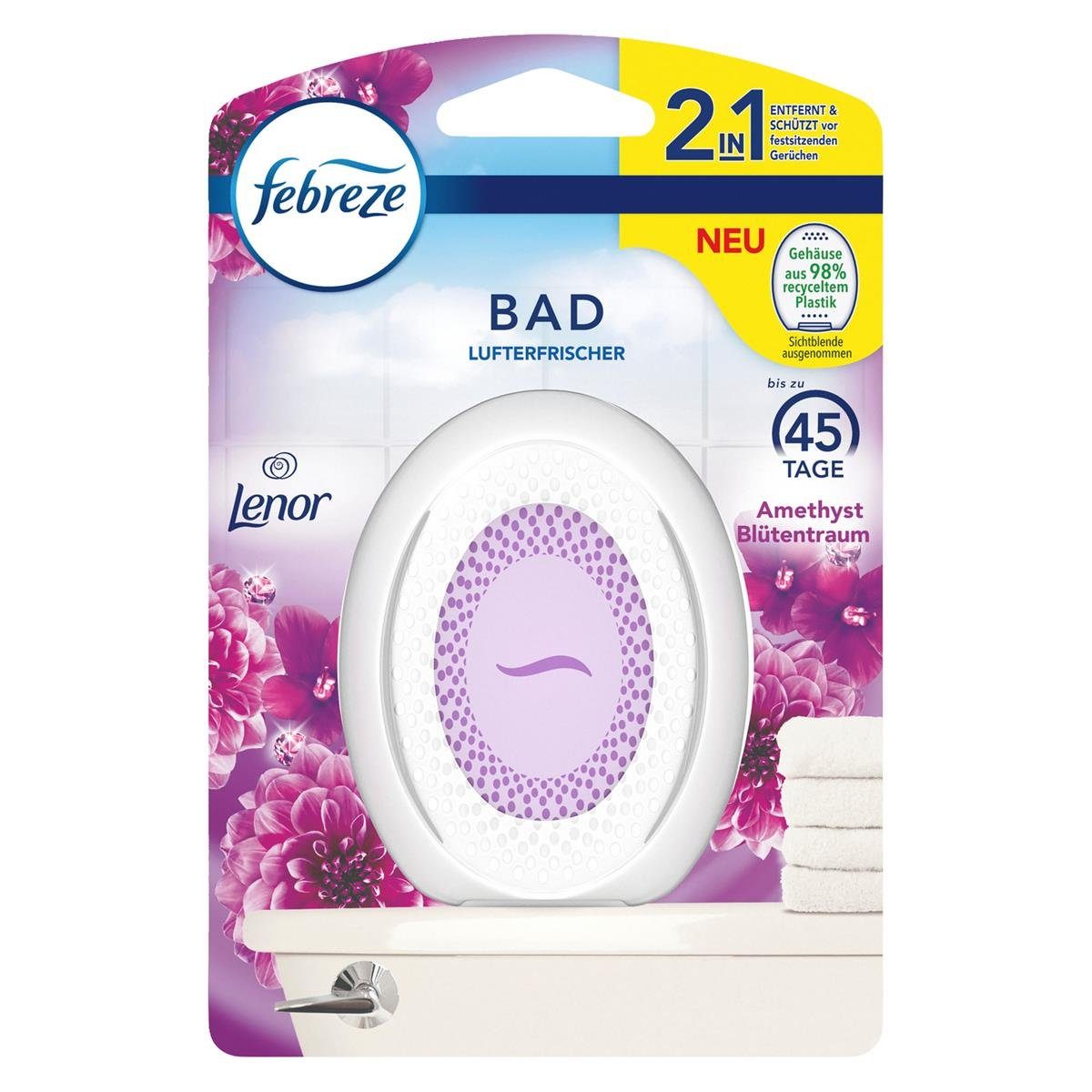 Febreze Raumduft Febreze Bad Lufterfrischer Amethyst Blütentraum - Raumduft (1er Pack)