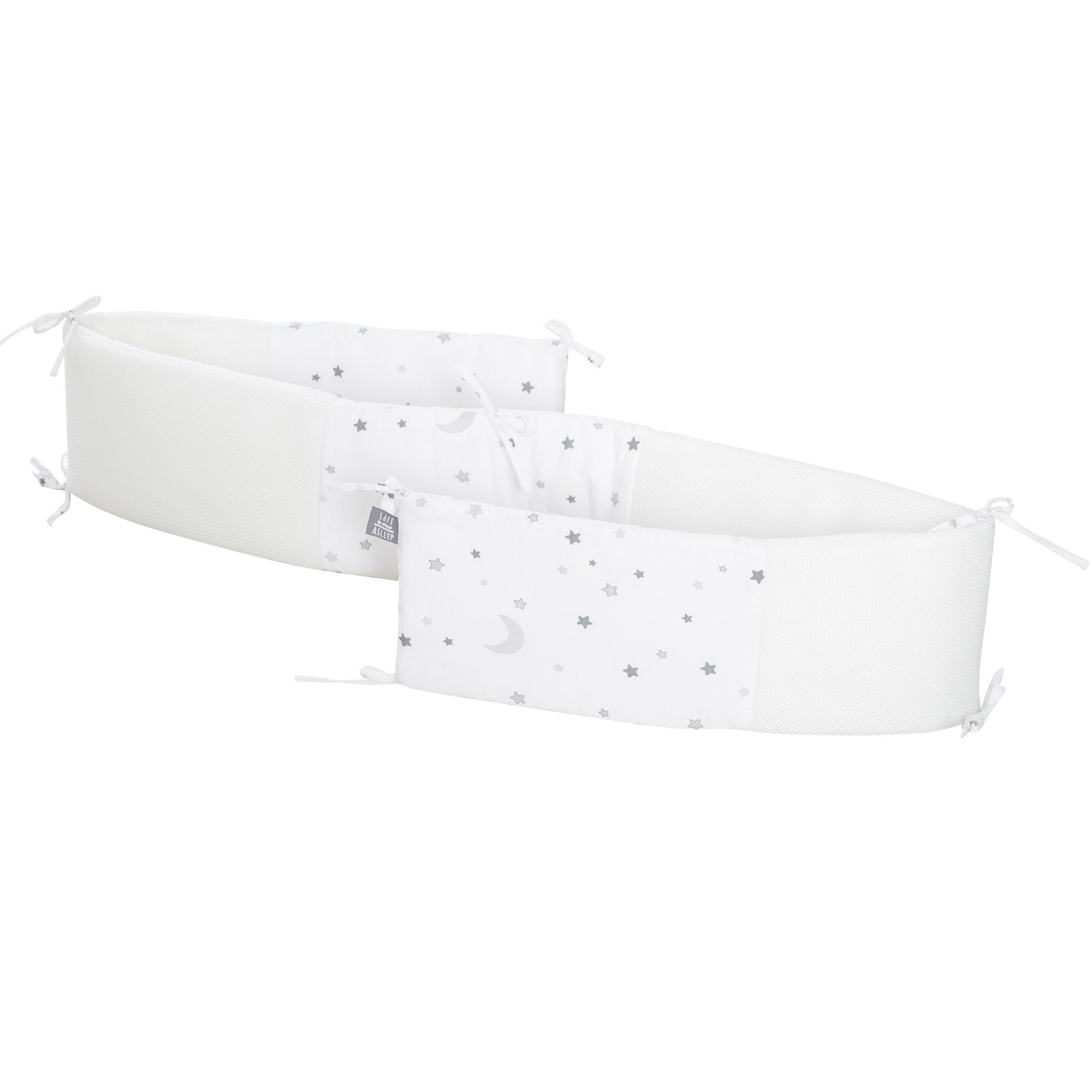 Roba Nestchen Easy Air 'safe asleep' Sternenzauber grau safe asleep®