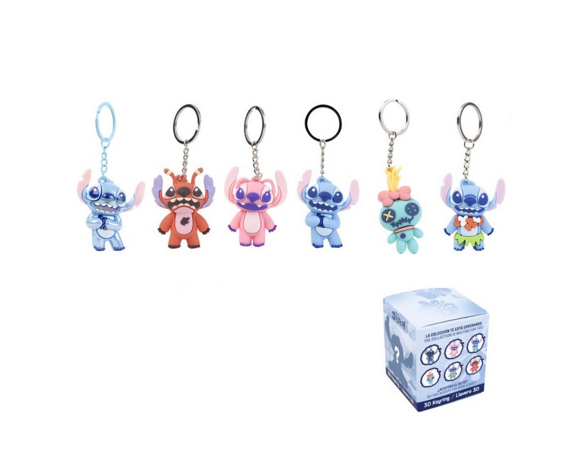 Lilo & Stitch Schlüsselanhänger Blind Box Mystery Pack zufälliges Motiv für Fans (1-tlg)
