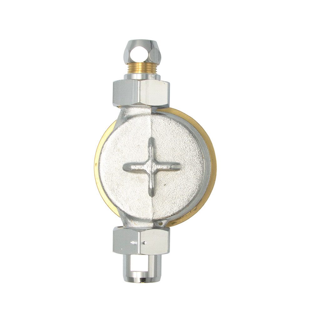 Wassergeräte Kaltwasserzähler Waschtischzähler ECO TWO in ONE, 1/2", 80mm Warm- und Kalt