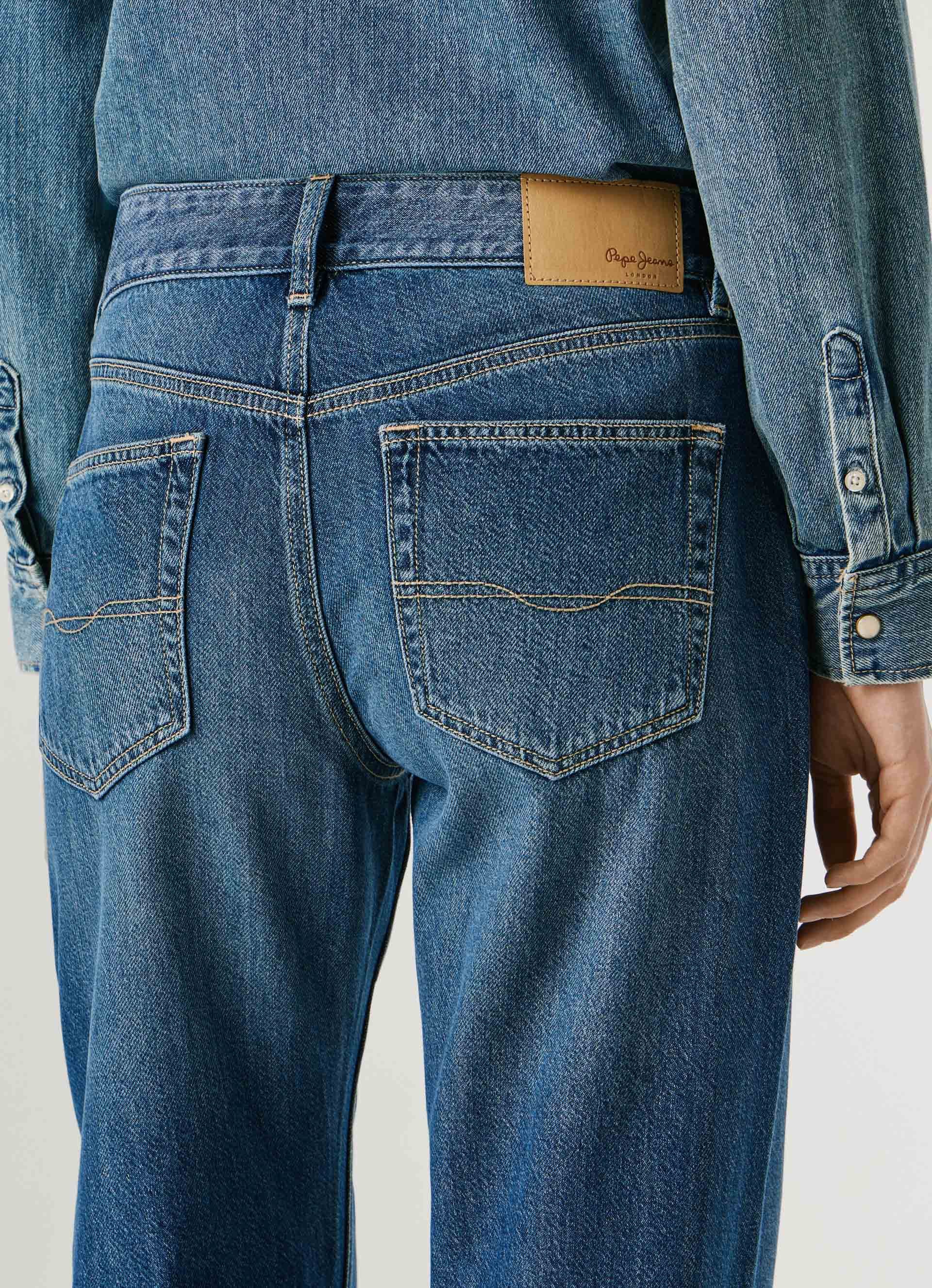 Pepe Jeans Loose-fit-Jeans LOOSE ST JEANS LW NICKY mit geradem Bein – Bild 2 von 5