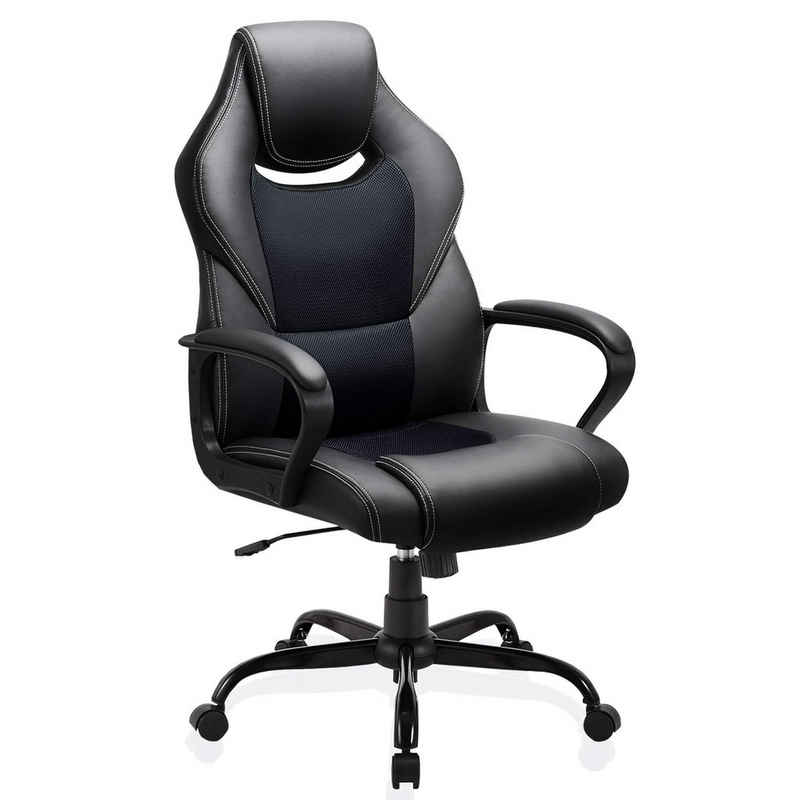 BASETBL Drehstuhl »Bürostuhl F003« (Set), Racing-Chair ergonomischer, Gaming-Stühle mit hoher Rückenlehne und hochklappbarer Armlehne, höhenverstellbarer, belastbar bis 150 kg, Home-Office