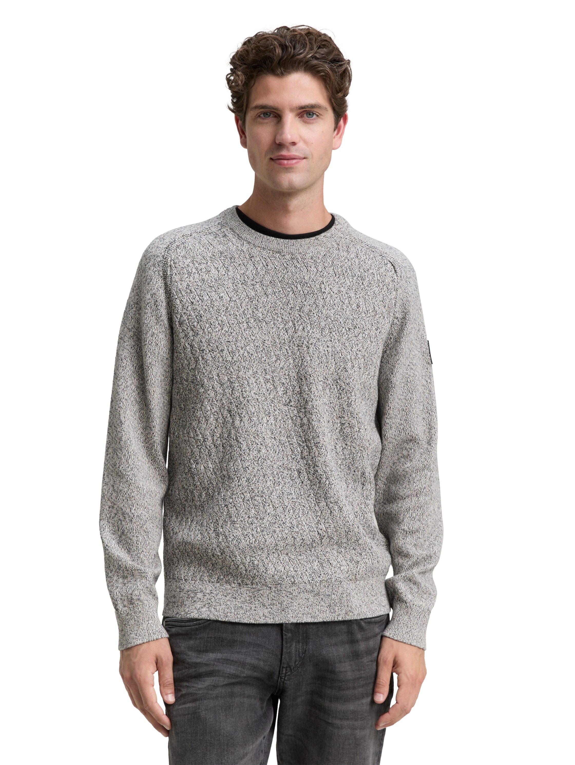 TOM TAILOR Strickpullover mit Logo Stickerei günstig online kaufen