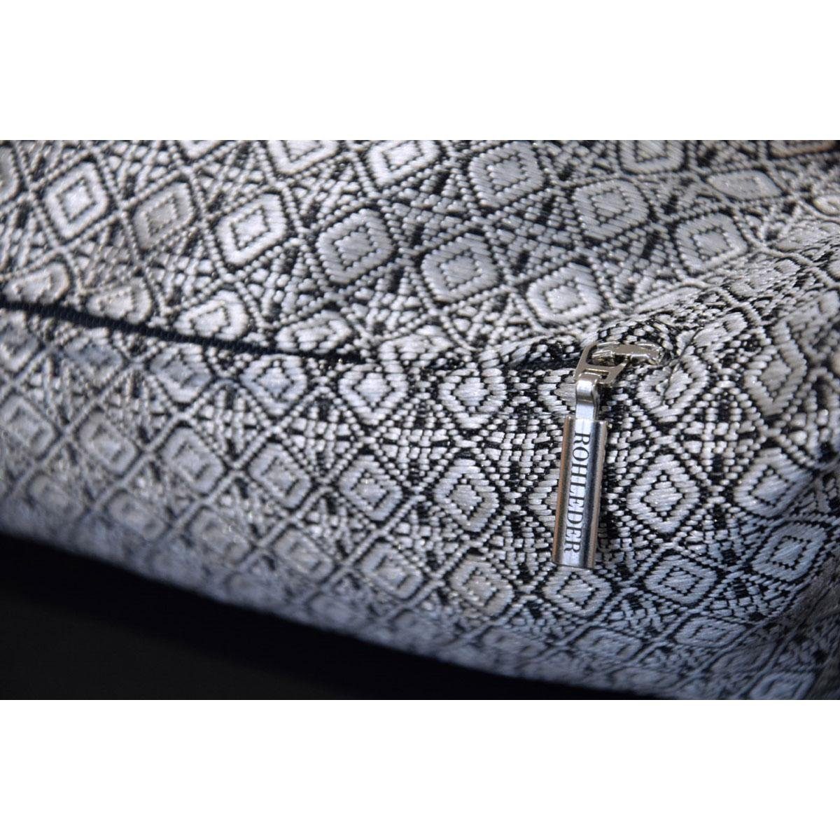 Kissenhülle Luxury Dekoobjekt Grey ROHLEDER Cubic (40x40cm) Diamond