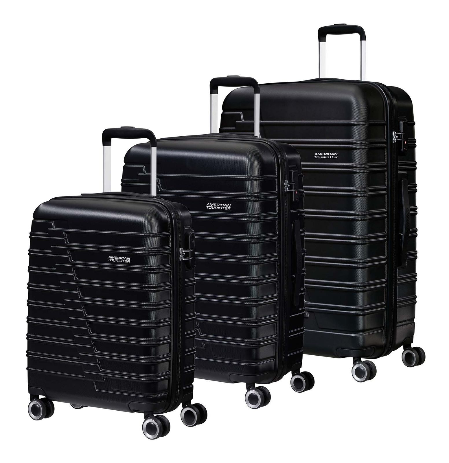 American Tourister® Trolleyset 3 PC Set A, 4 Rollen, (Set, 3 tlg)