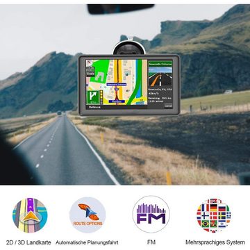 GelldG GPS Navi Navigationsgerät für Auto, Navigation für Auto PKW LKW Navi PKW-Navigationsgerät