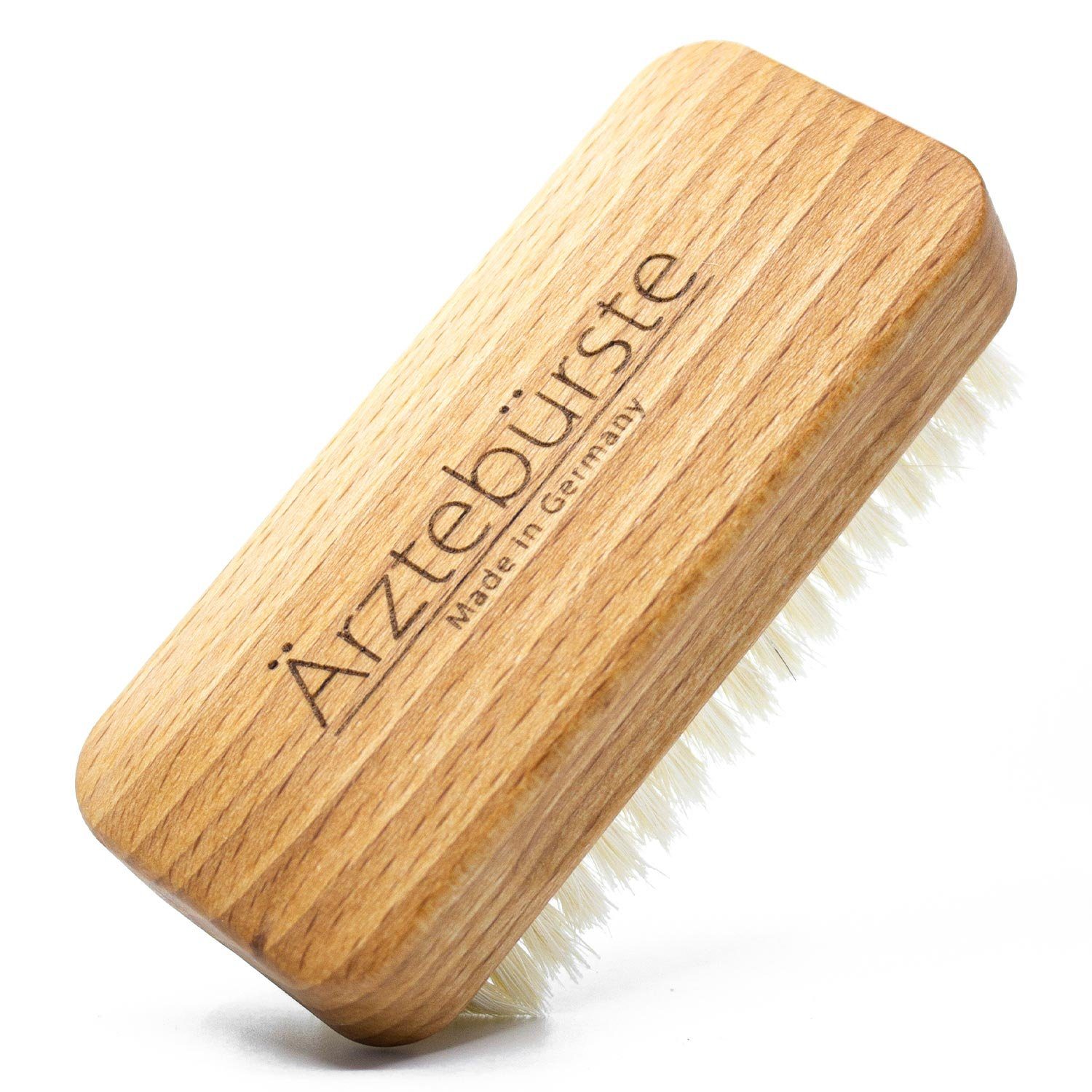 Nagelbürste Ärztebürste Handwerkerbürste Waschbürste Nagelbürste helle Naturborste, 1-tlg., Buchenholz helle Naturborste