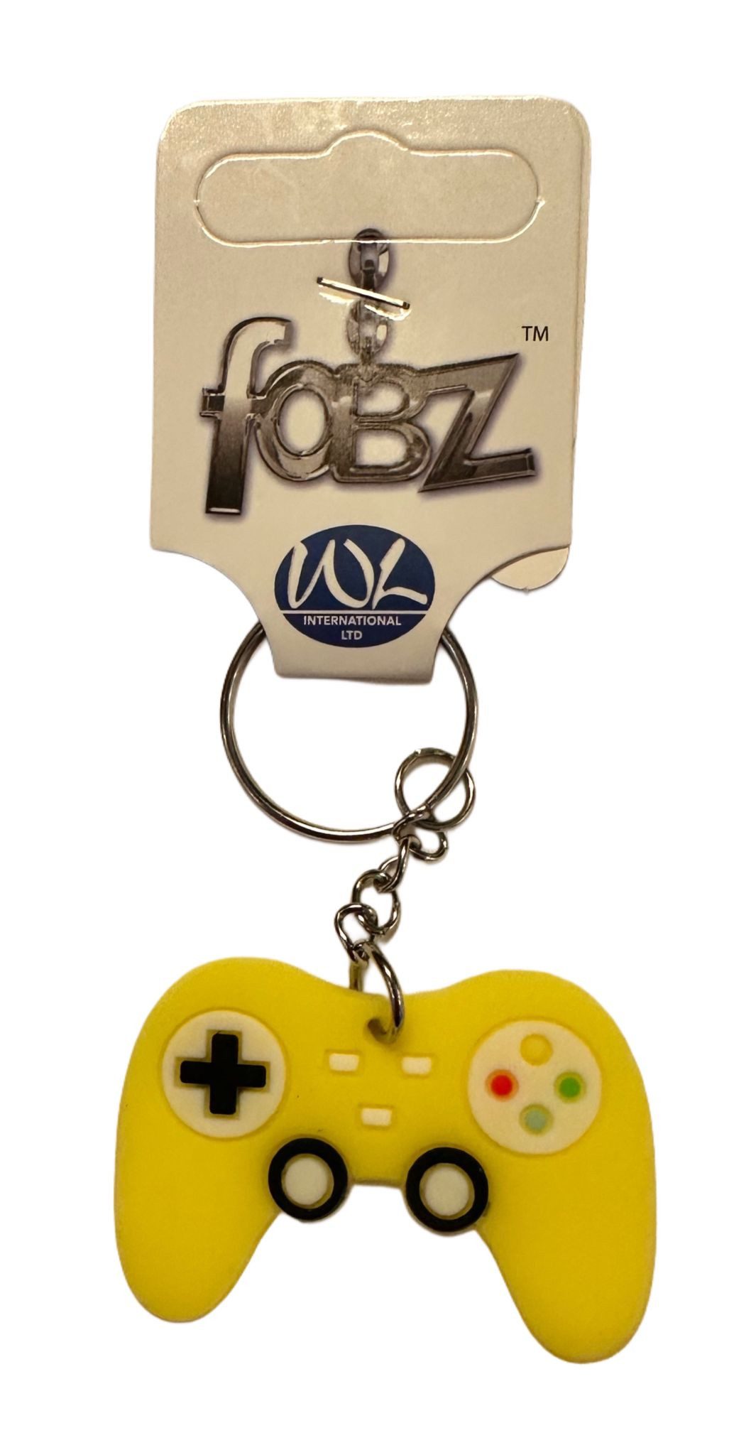 Schlüsselanhänger Schlüsselanhänger Kinder Mini Anhänger keychain GameController gelb