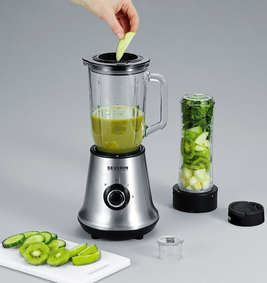 Mixbehälter Smoothie-Maker W, 500 Mix 1 SM Standmixer abnehmbaren Severin Go und & inkl. 3737, Liter,