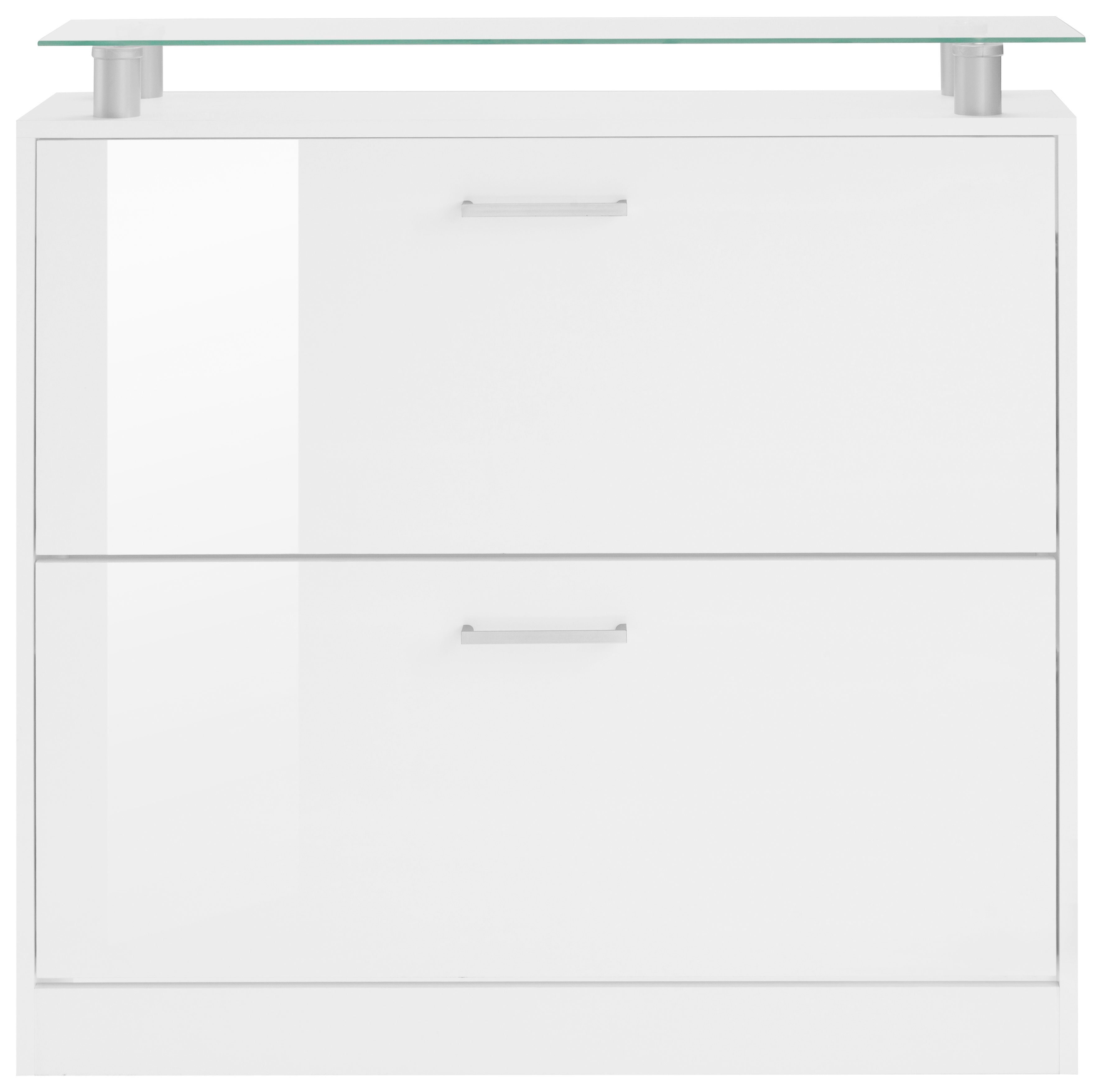 borchardt Möbel Schuhschrank "Finn", Breite 89 cm, mit Glasablage günstig online kaufen