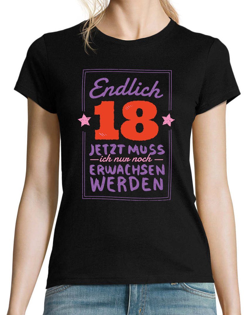 Youth Designz T-Shirt Endlich 18 Geburtstag günstig online kaufen