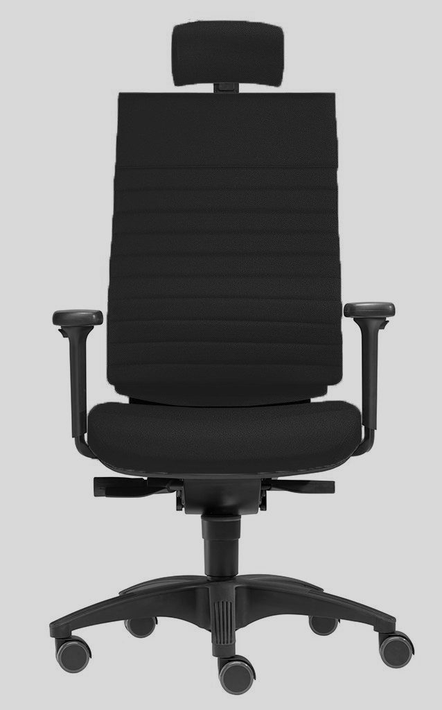 SITWELL STEIFENSAND AG Bürostuhl Designer-Bürostuhl mit ergonomischer Mehr-Zonen-Kissen-Steppung, Rückenlehne verstellbar, 2D-Armlehnen, Lendenwirbelstütze, bis 130kg