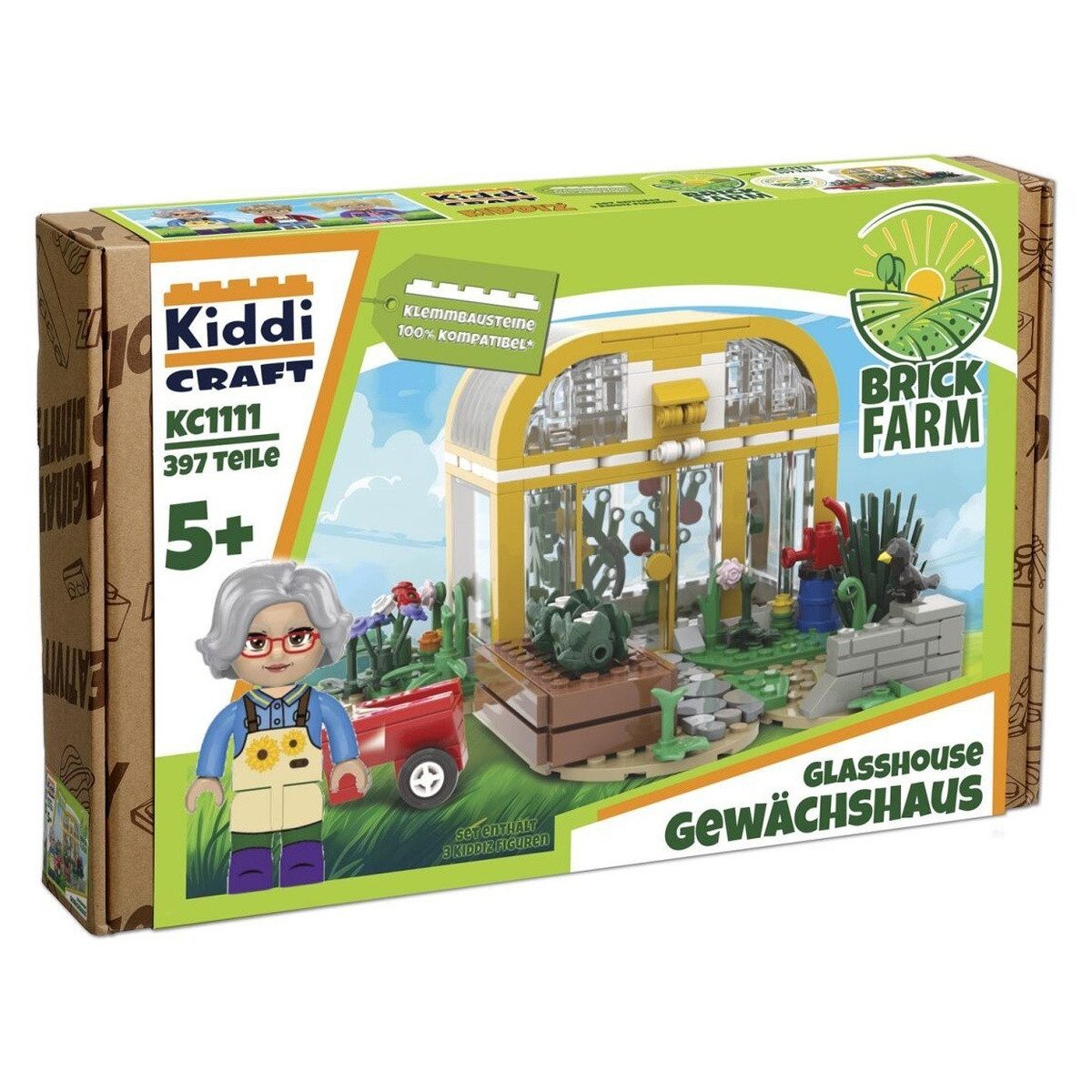 Wisam Kiddicraft KC1111 Gewächshaus Spielbausteine