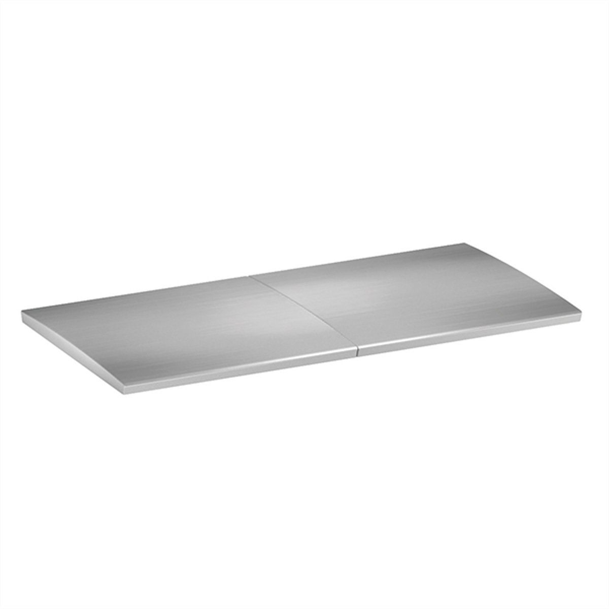 Bachmann DUE 2x Deckel Edelstahl-Optik Einbau-Tischsteckdosenleiste, 929.100