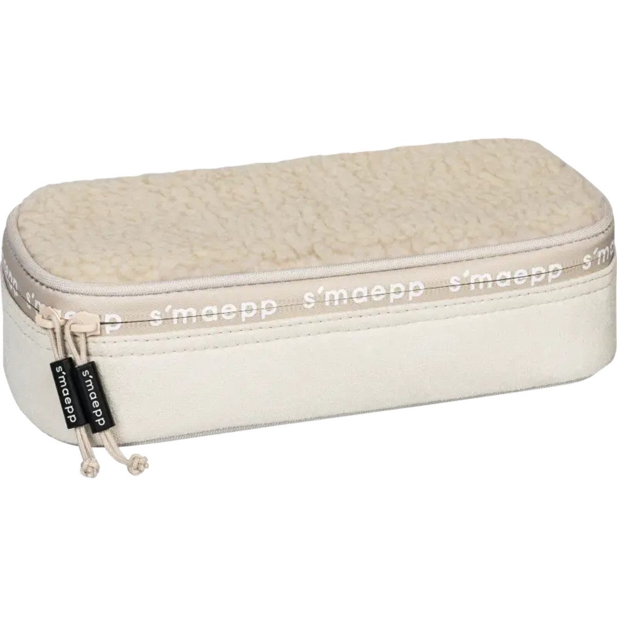 BRUNNEN Federmäppchen BRUNNEN Flauschiges Plüsch Federmäppchen XL Beige