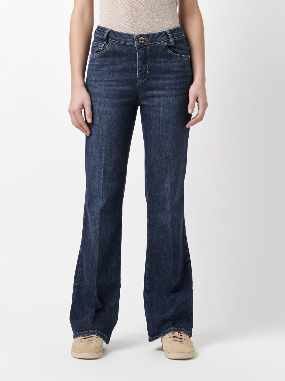ROSNER Bootcut-Jeans Antonia_341 mit ausgestellter Fußweite günstig online kaufen