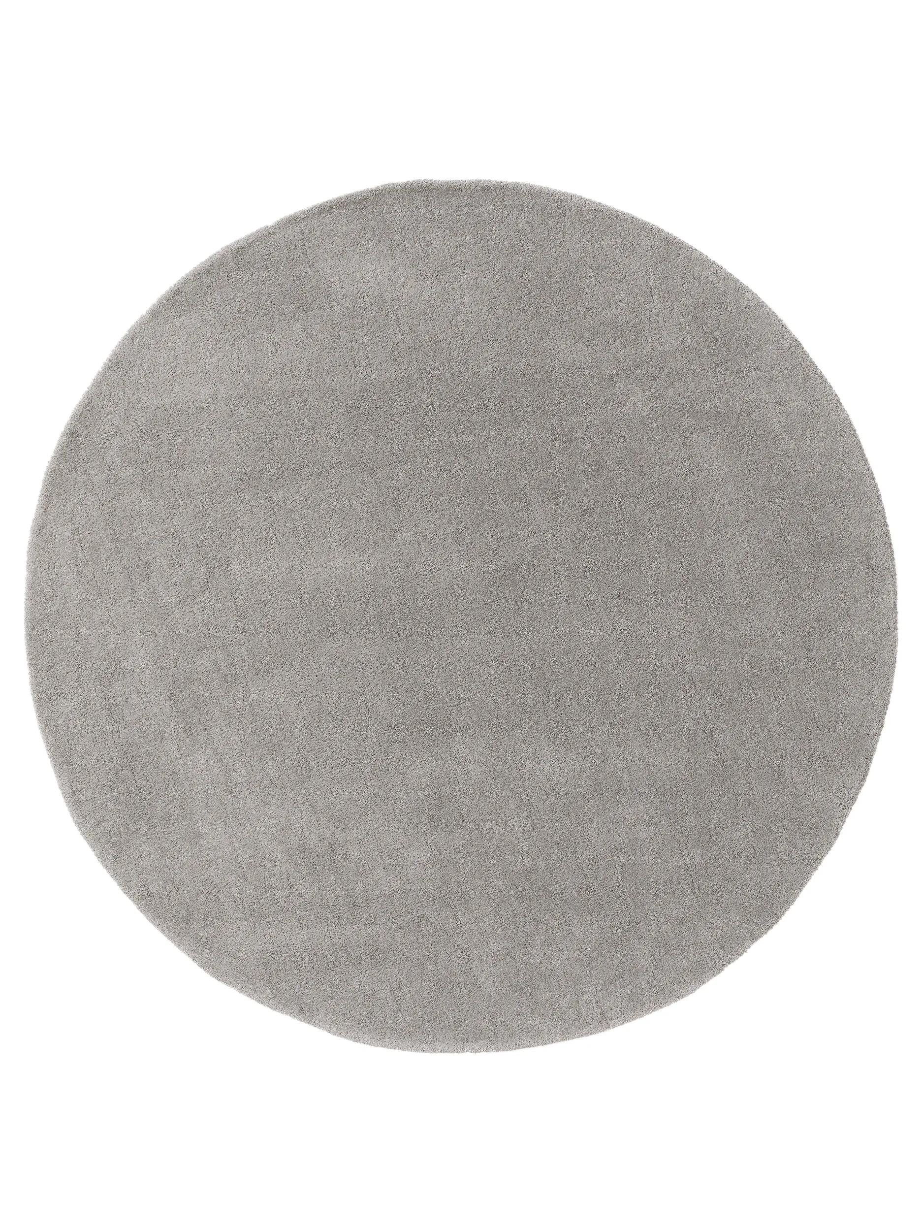 benuta Wollteppich Bent, rund, Höhe: 6 mm, Teppich Wohnzimmer, Schlafzimmer, Esszimmer, Flur, Kunstfaser, Cozy