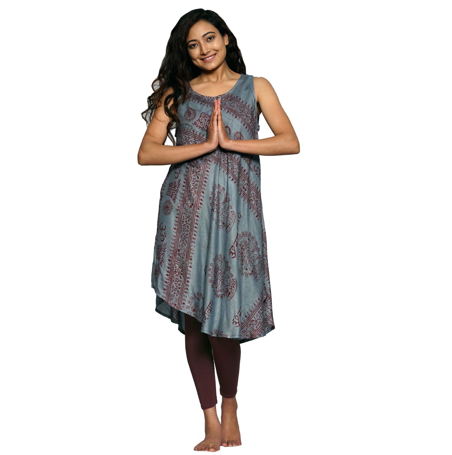 SIMANDRA Sommerkleid OM (1-tlg) Grau