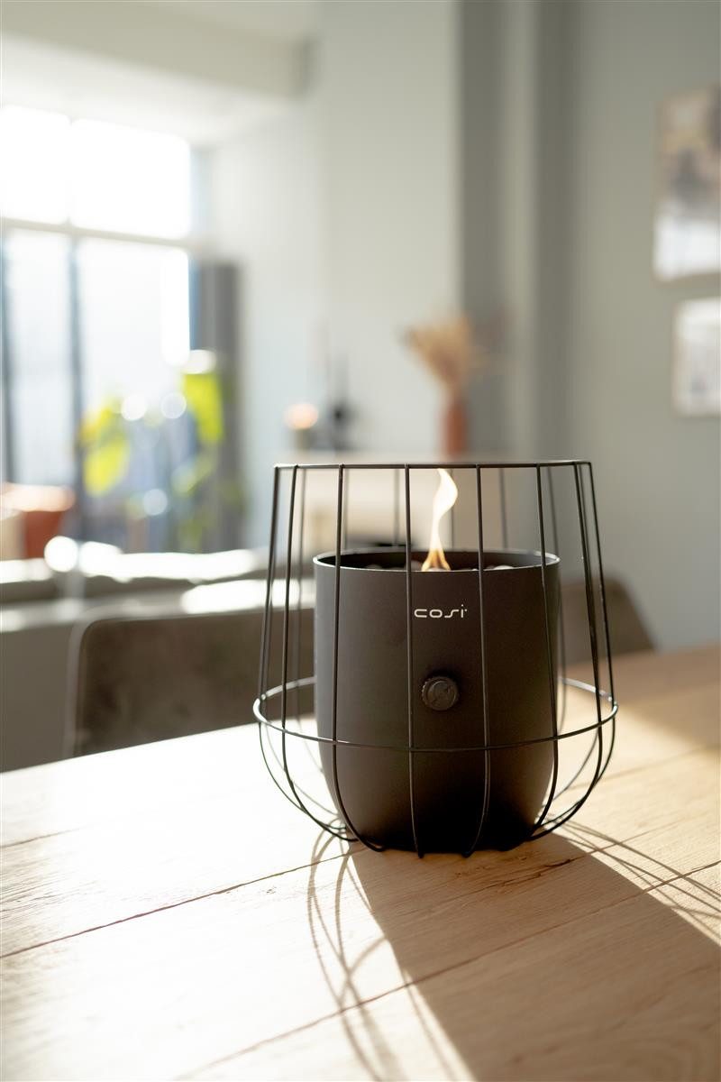 COSI Tischfeuer Cosifire Tischfeuer Cosiscoop BASKET black, Ø 31x31cm