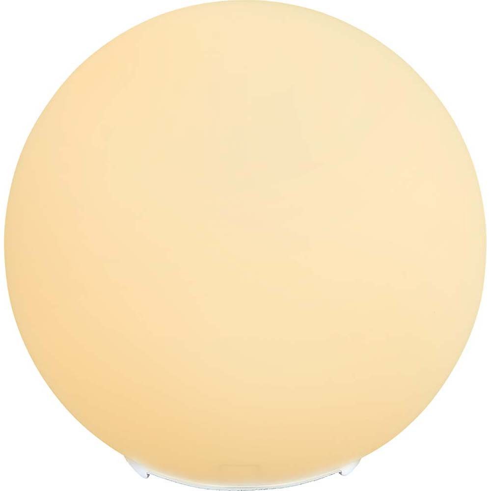 GLOBO LIGHTING Schreibtischlampe, Leuchtmittel nicht inklusive, Tischleuchte Nachttischlampe Leselampe Nickel matt Glaskugel opal H