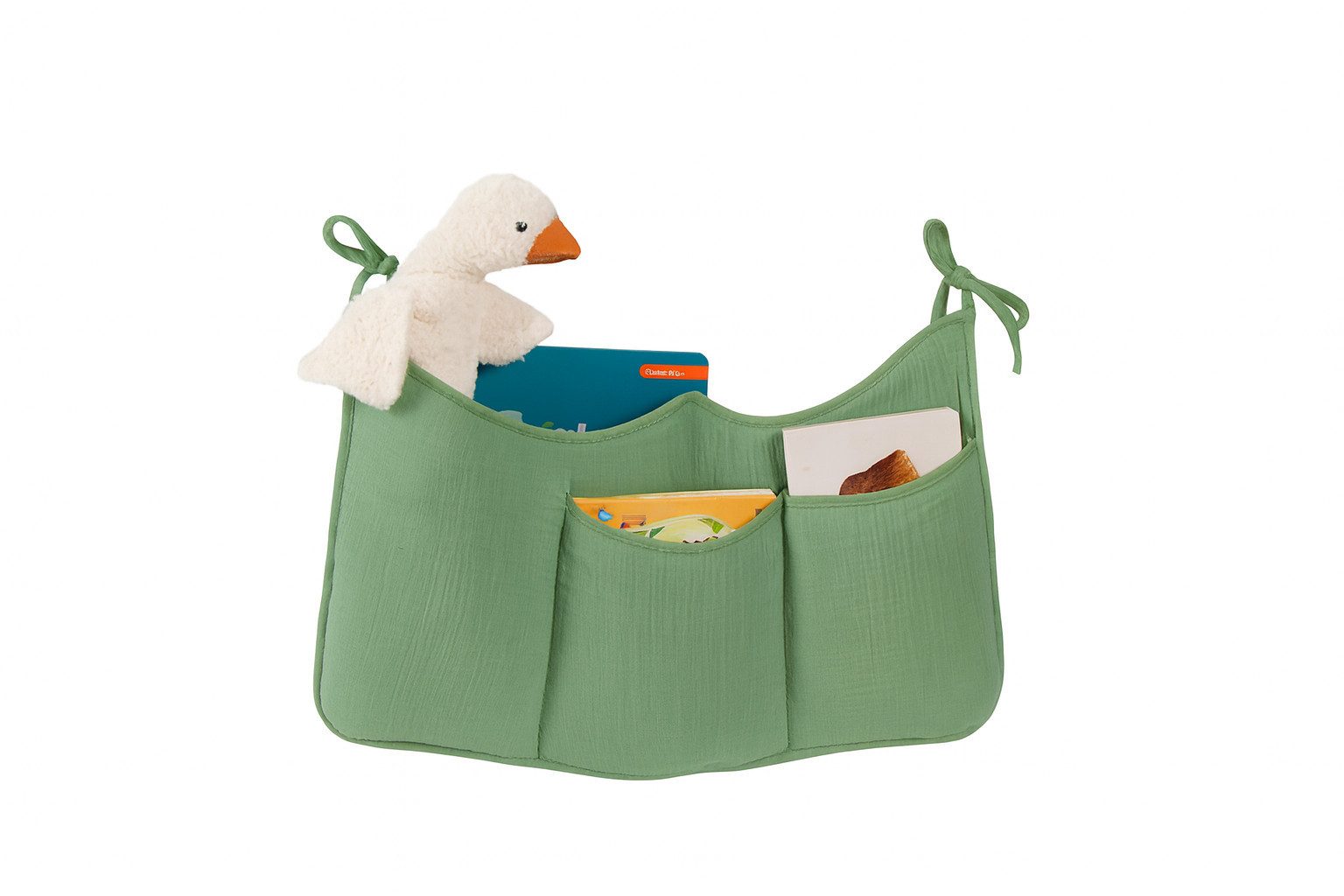 tiSsi® Organizer tiSsi® Organizer für Hausbetten (1-tlg), matt, 3 Fächer, Musselin, 80×32x2 cm