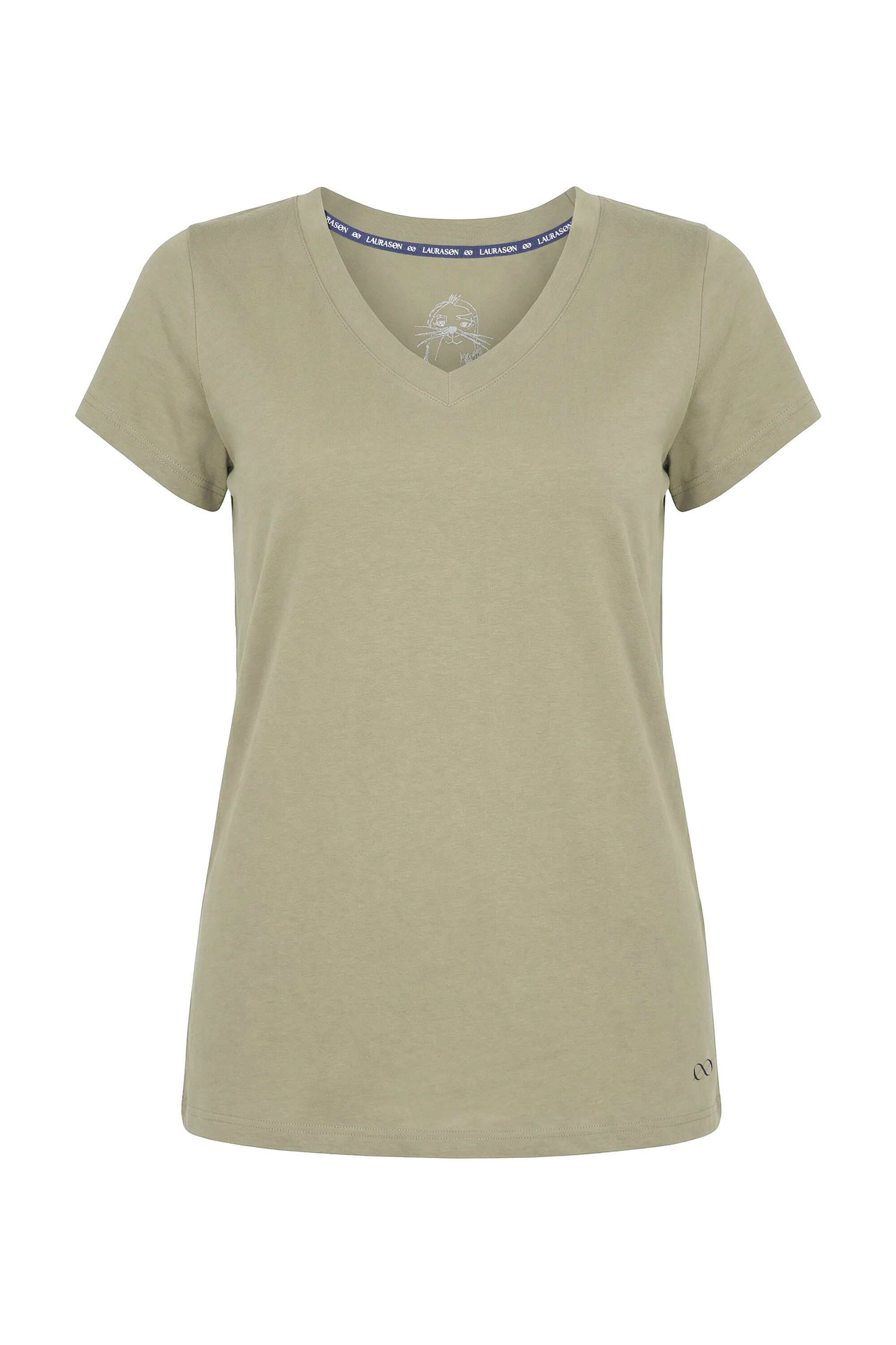 Laurasøn T-Shirt T-Shirt V-Ausschnitt 1/2 Arm günstig online kaufen