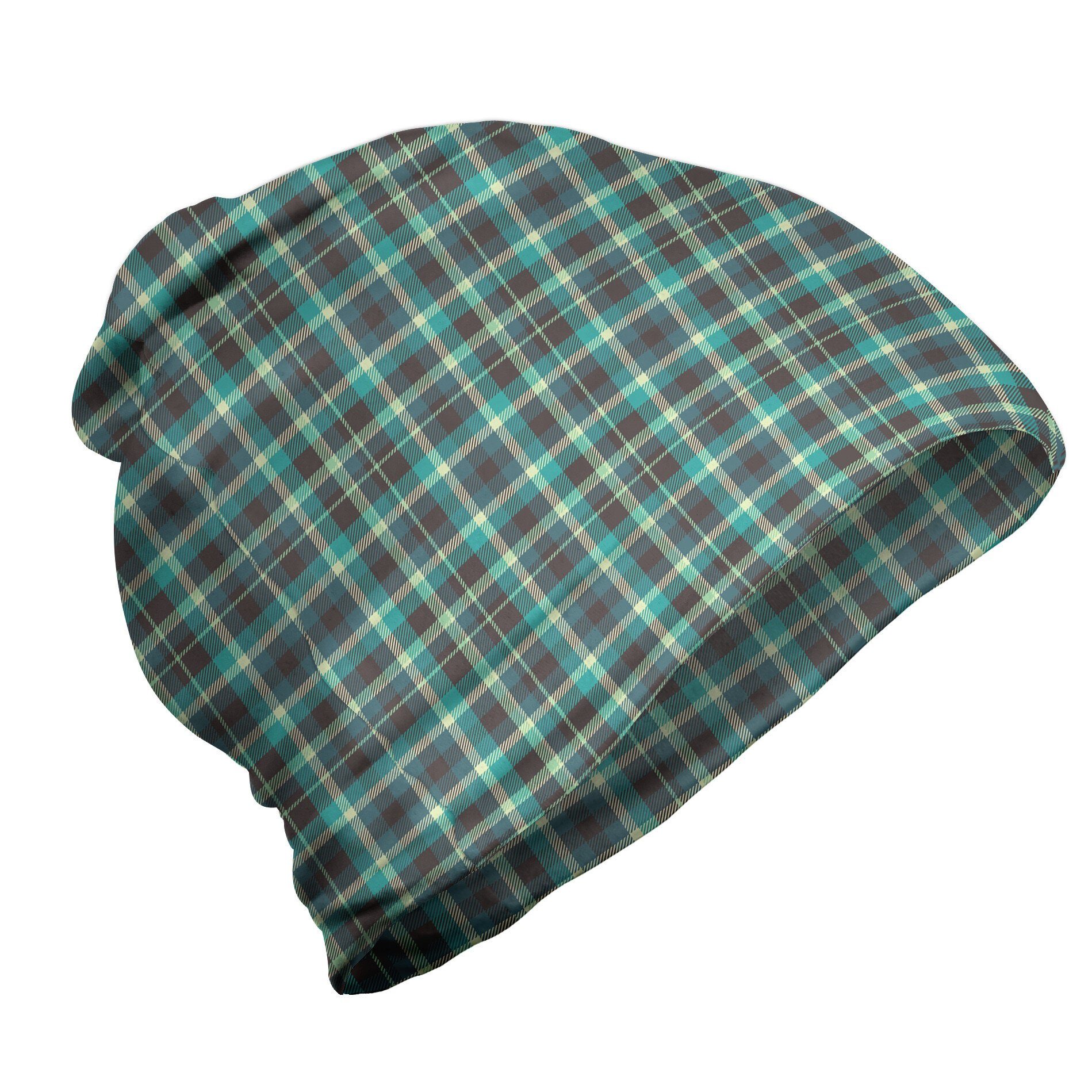 Abakuhaus im Abstrakt Tartan Beanie Wandern traditionelle Freien