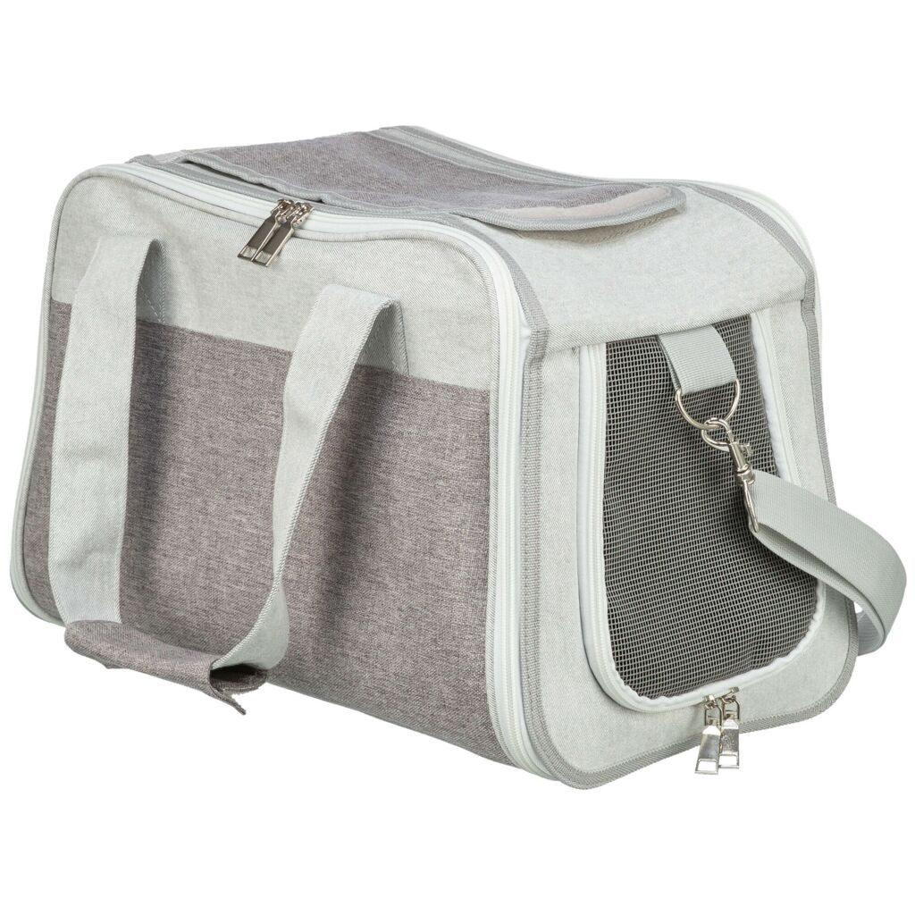 TRIXIE Tiertransporttasche Tasche Libby - grau - 25 × 27 × 42 cm