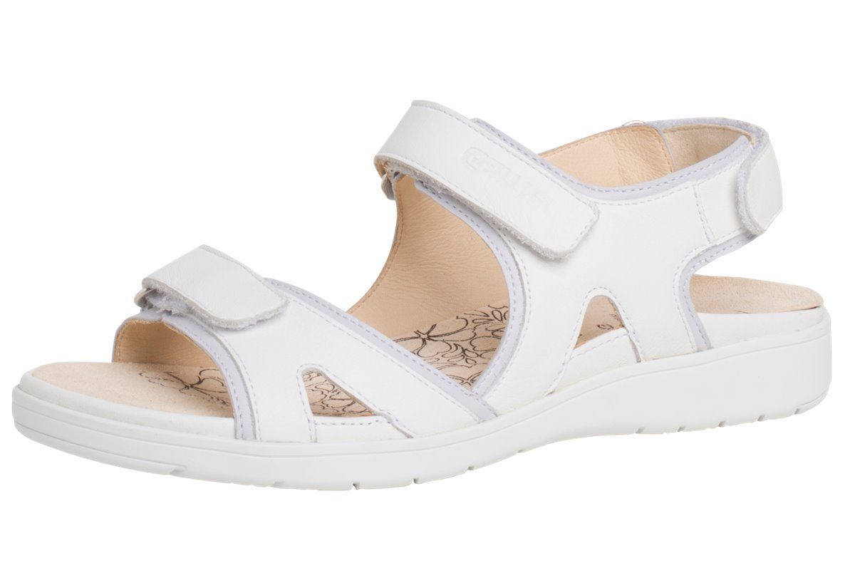 Ganter GANTER Gina G Damen Sandale weiß milk Glattleder - Größe: 38 Sandale Wechselfußbett