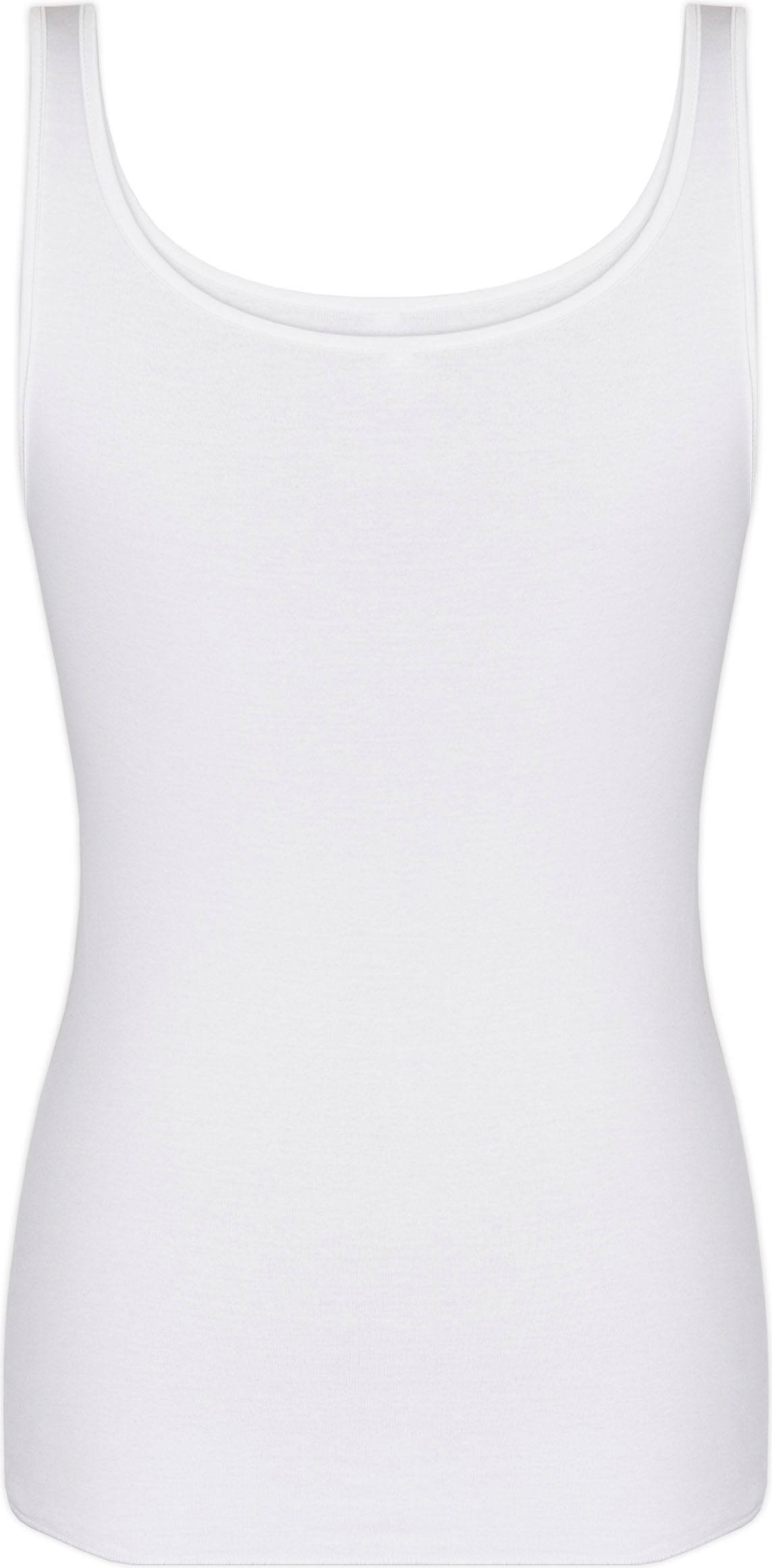 Nina Von C. Unterhemd "Fine Cotton" (2er Pack) basic, weich, bequem, eng, Rundhalsausschnitt, breite Träger