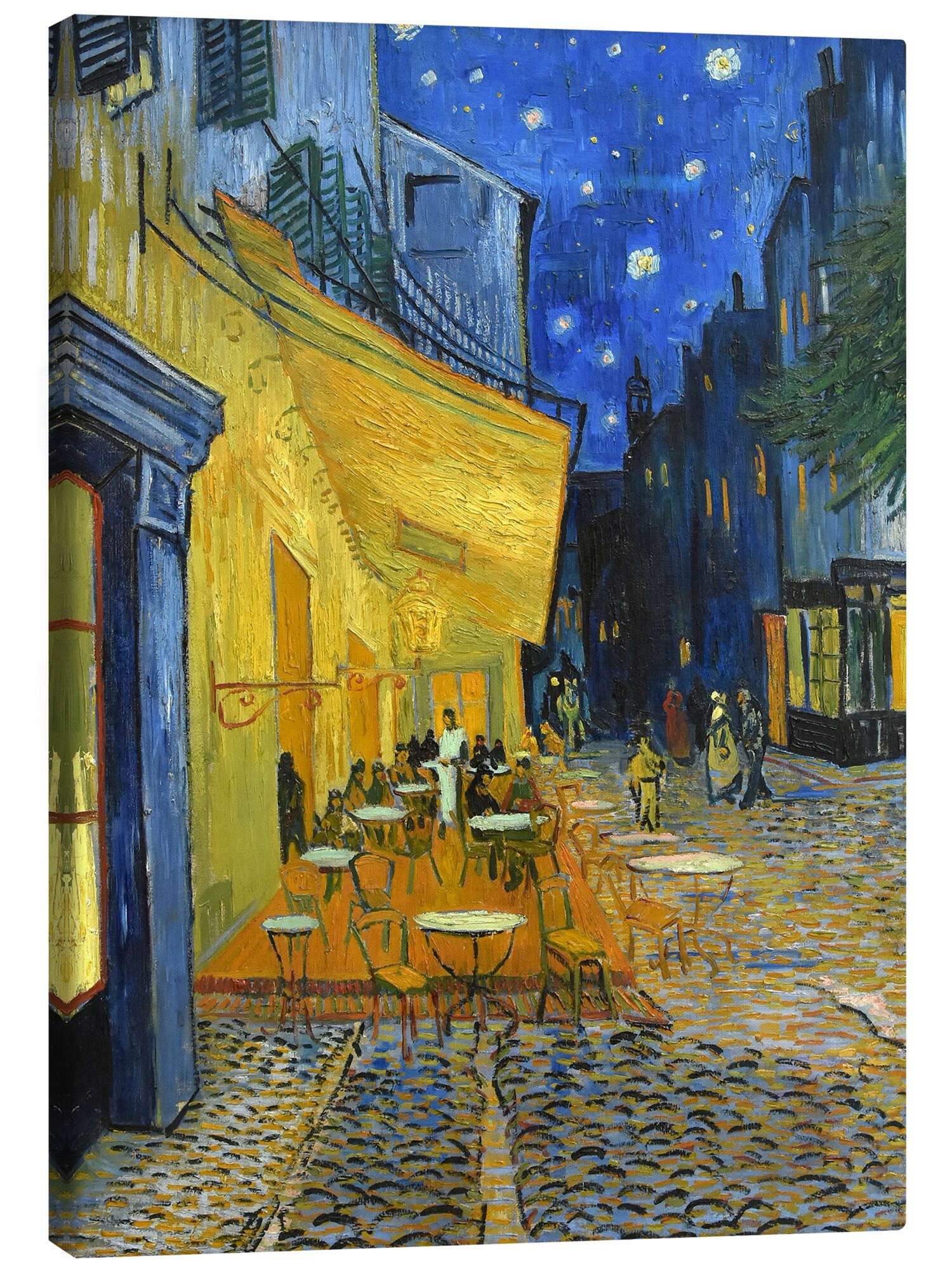 Posterlounge Wandbild Caféterrasse am Abend, Vincent van Gogh, erhältlich als Poster, Leinwandbild, Wandsticker oder Acrylglasbild