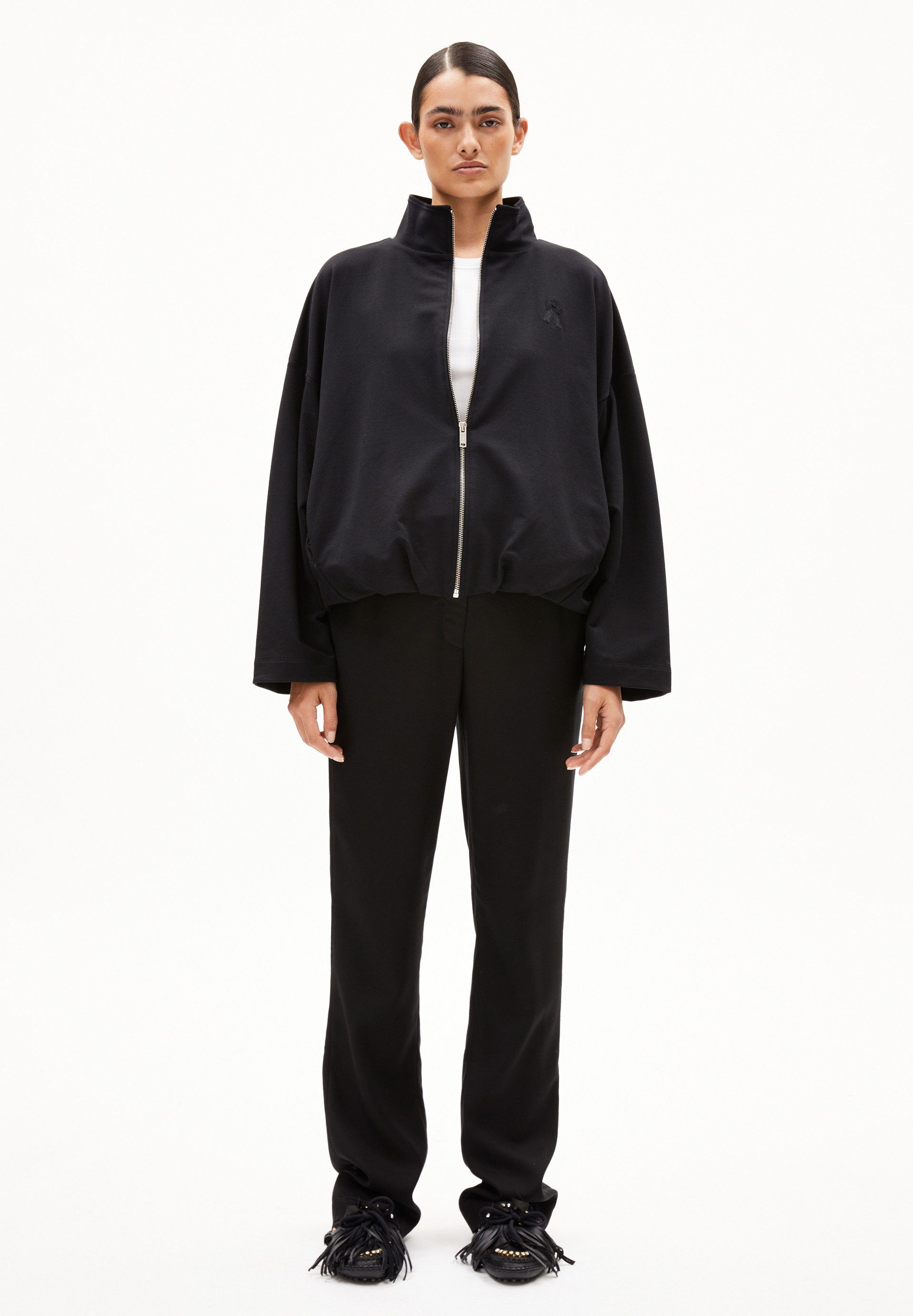 Armedangels Blouson SANCHAA Jerseyjacke aus Bio-Baumwoll Mix Oversized Fit