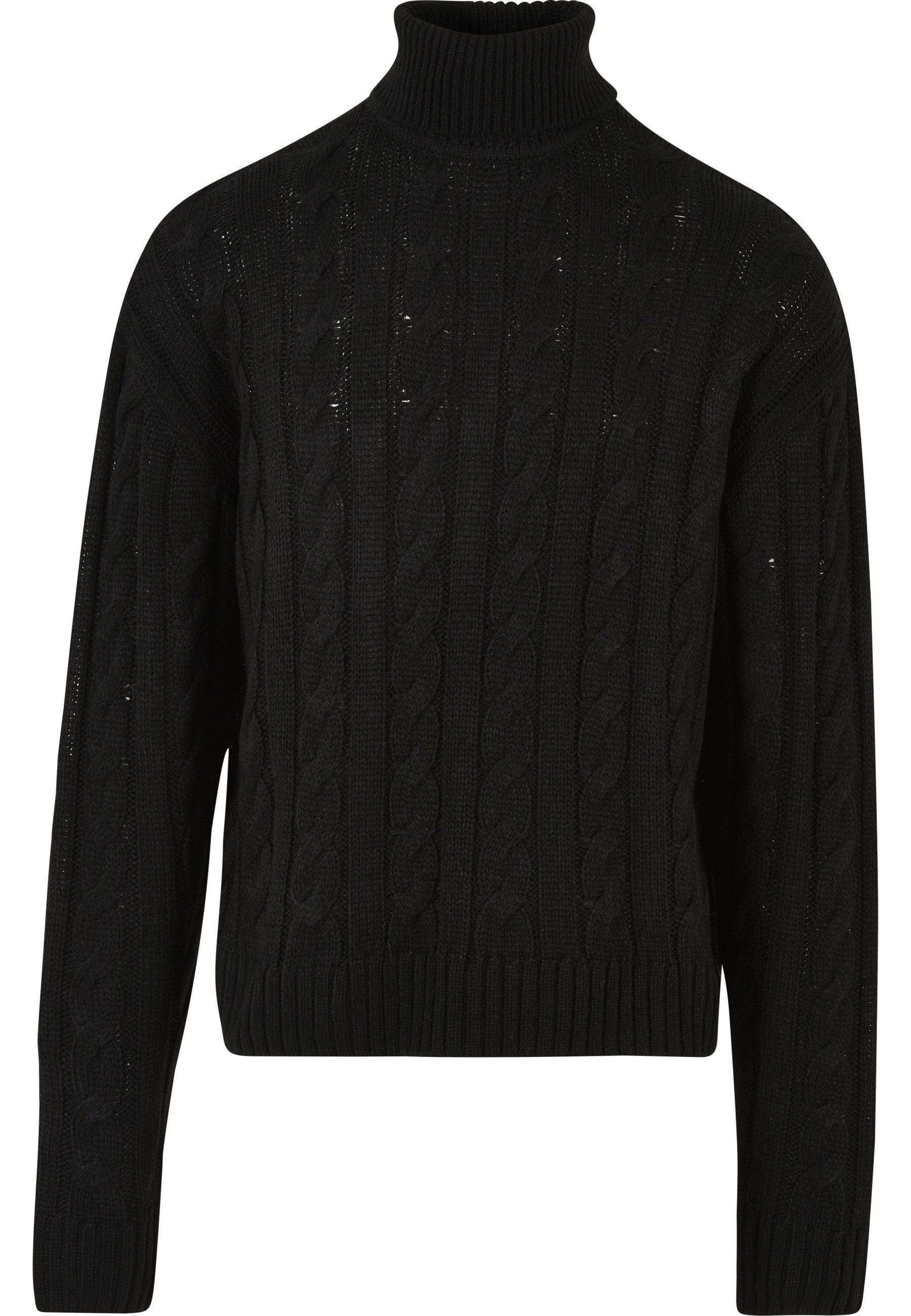 URBAN CLASSICS Rundhalspullover Urban Classics Herren Boxy Roll Neck Sweater (1-tlg)
