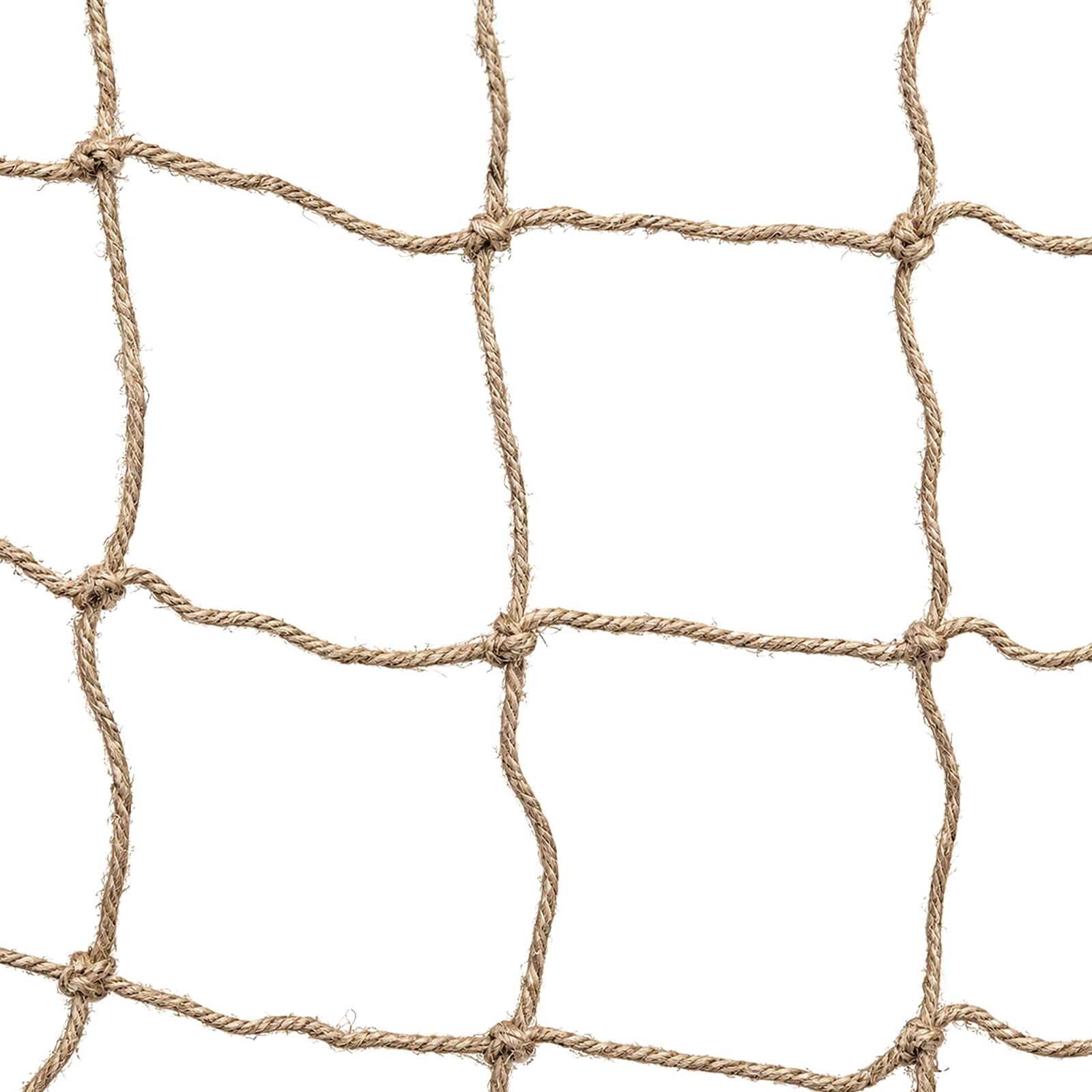 vidaXL Schutznetz Jute Pflanzenstütznetz Natur 1 x 5 m 100% Tossa Jute, BxL: 500x5 m, (1-St)