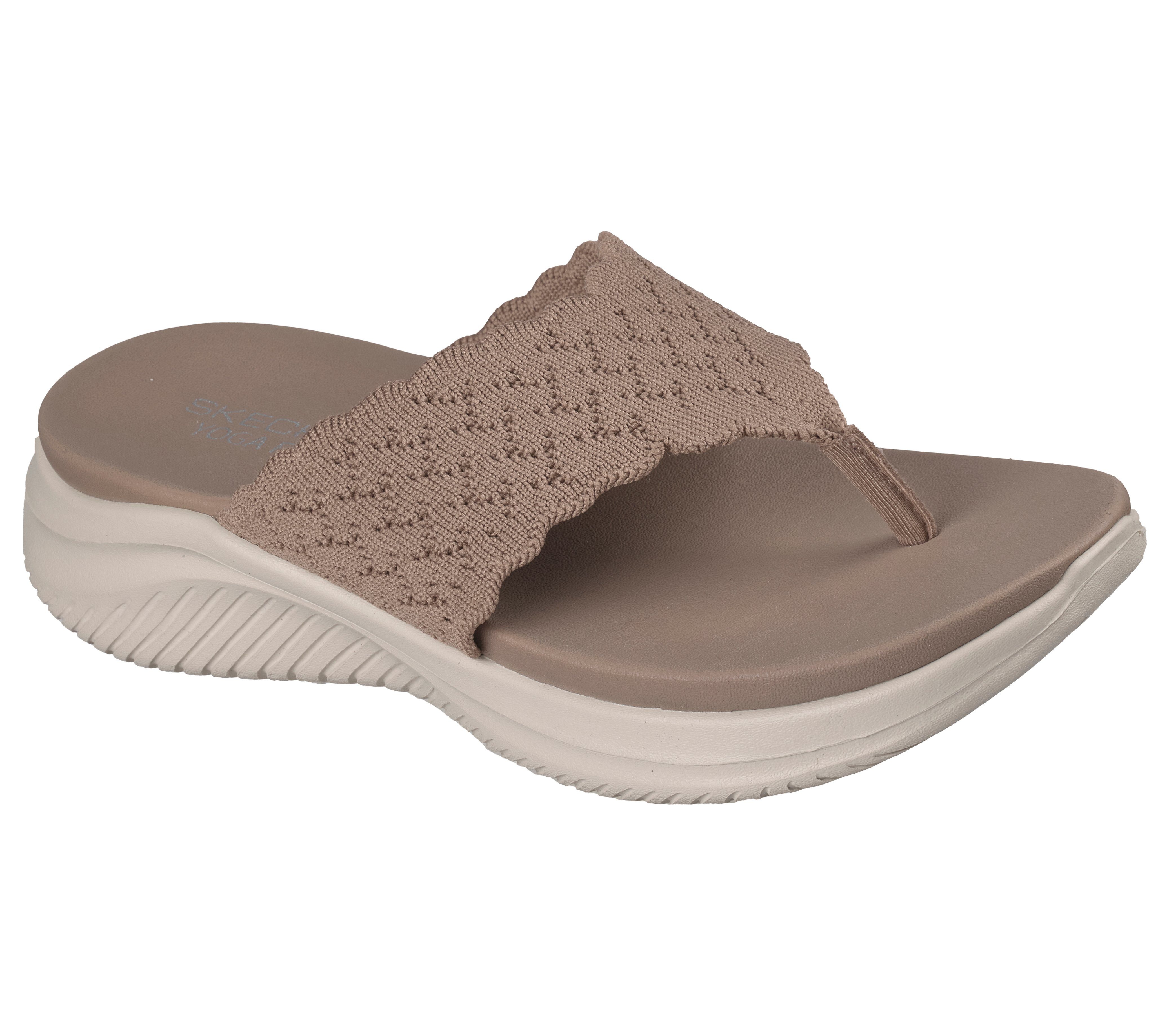 Skechers ULTRA FLEX 3.0 SANDAL-RHYTHM WAVES Zehentrenner Sommerschuh, Strandschuh, Urlaubsschuh mit Yoga Foam