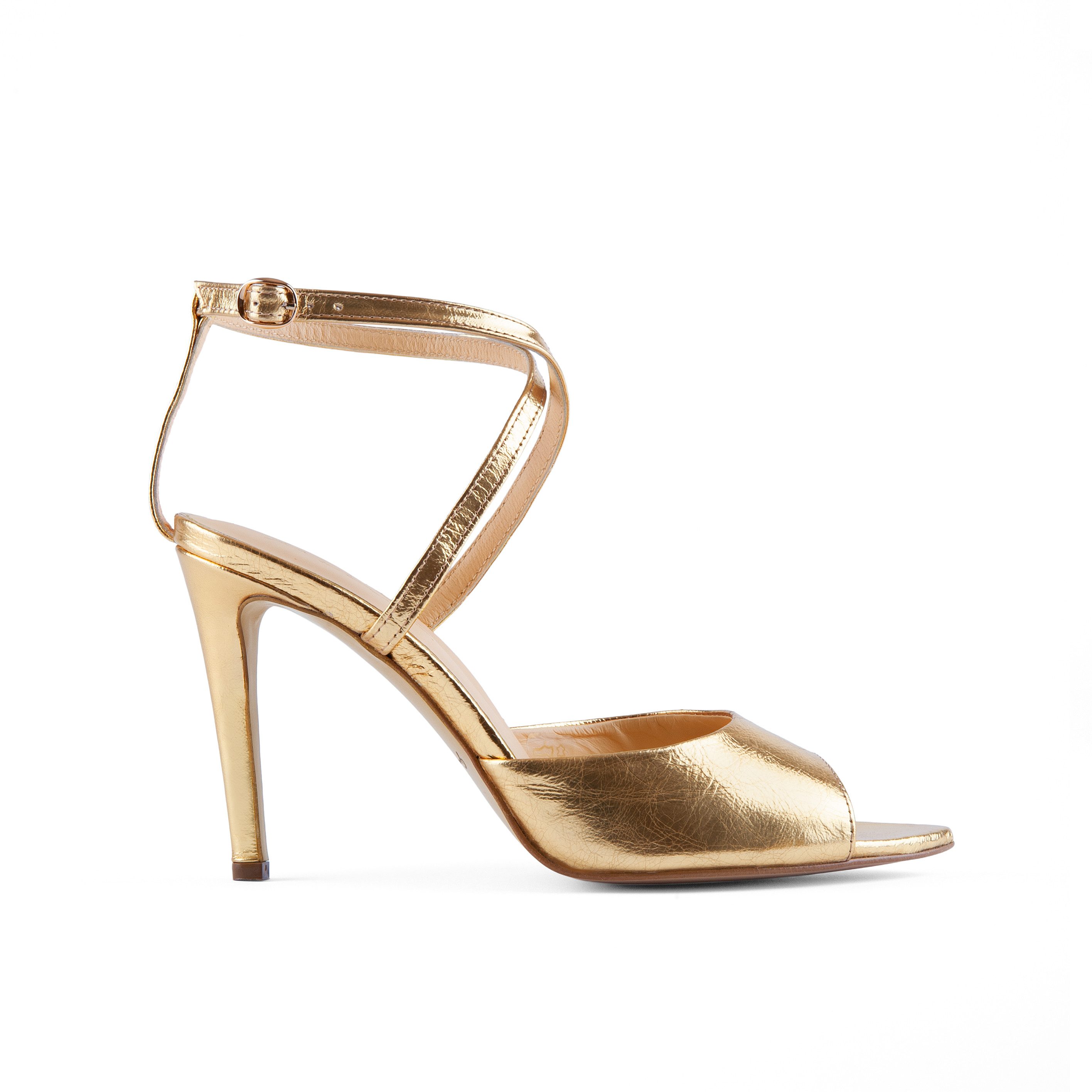 GosiaK. "Tegan" High-Heel-Sandalette Echtleder, Produziert in Europa