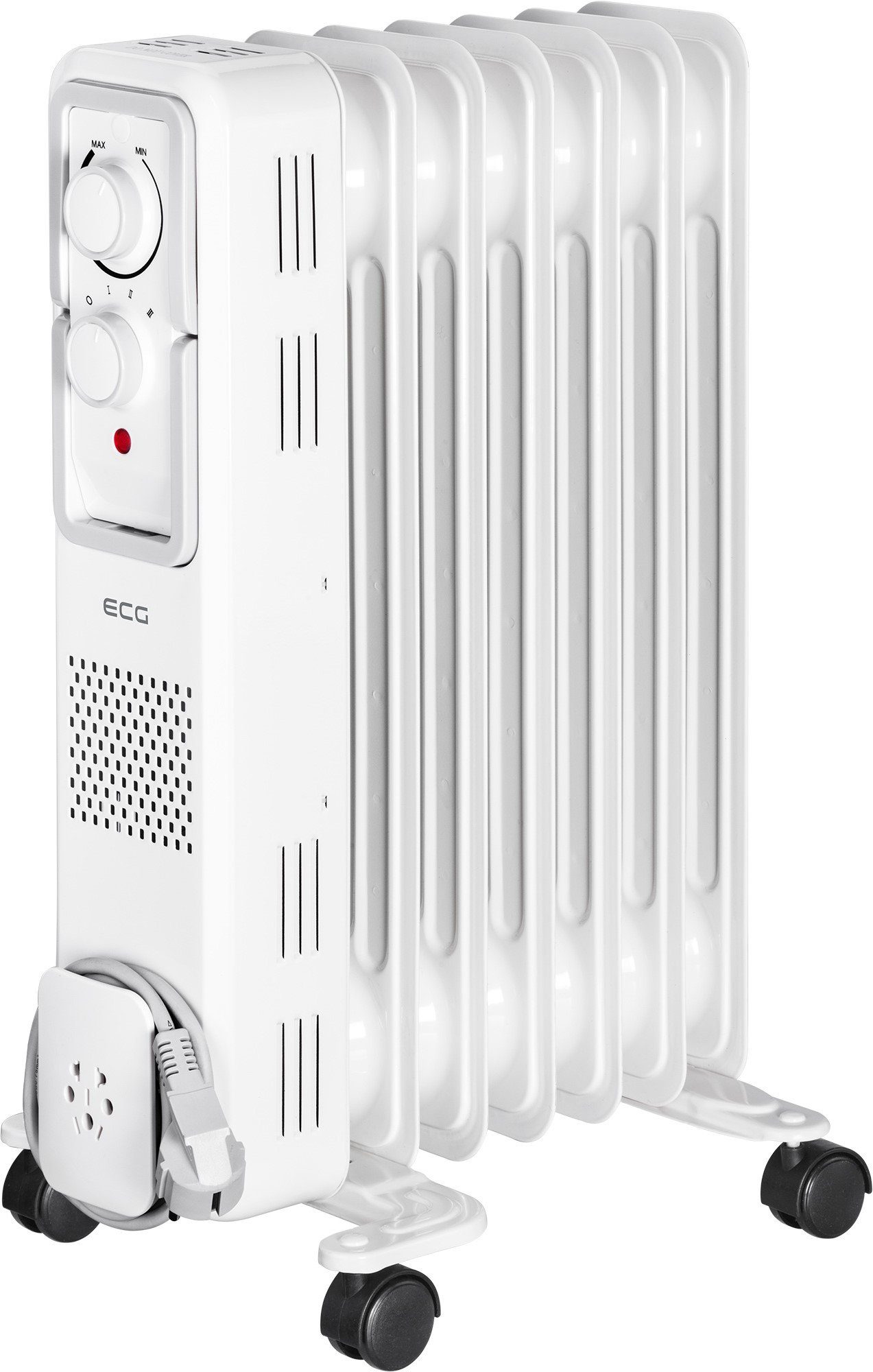 ECG Ölradiator OR 1570, 1500 W, Ölradiator mit 7 Rippen
