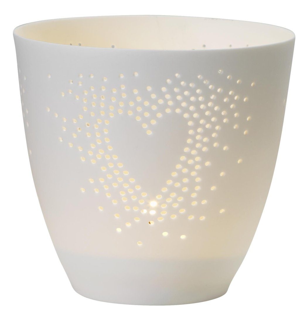 Räder Teelichthalter Poesielicht Herz 9x9 cm günstig online kaufen