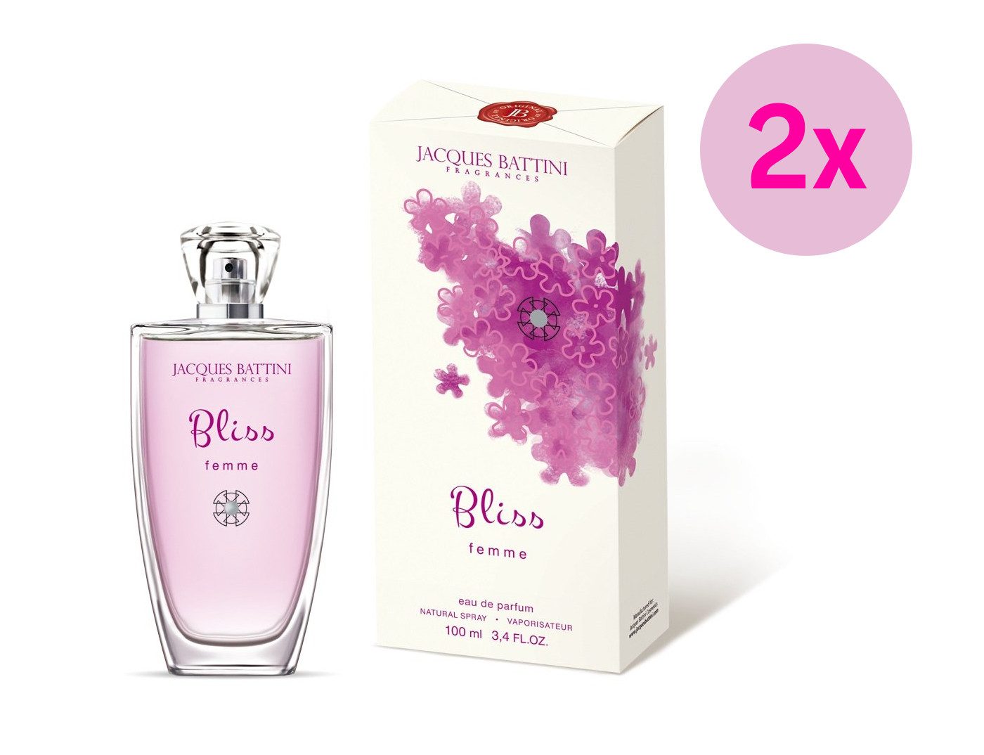 Eau de Toilette Bliss femme Natural Spray EdT Duft für Frauen 50ml