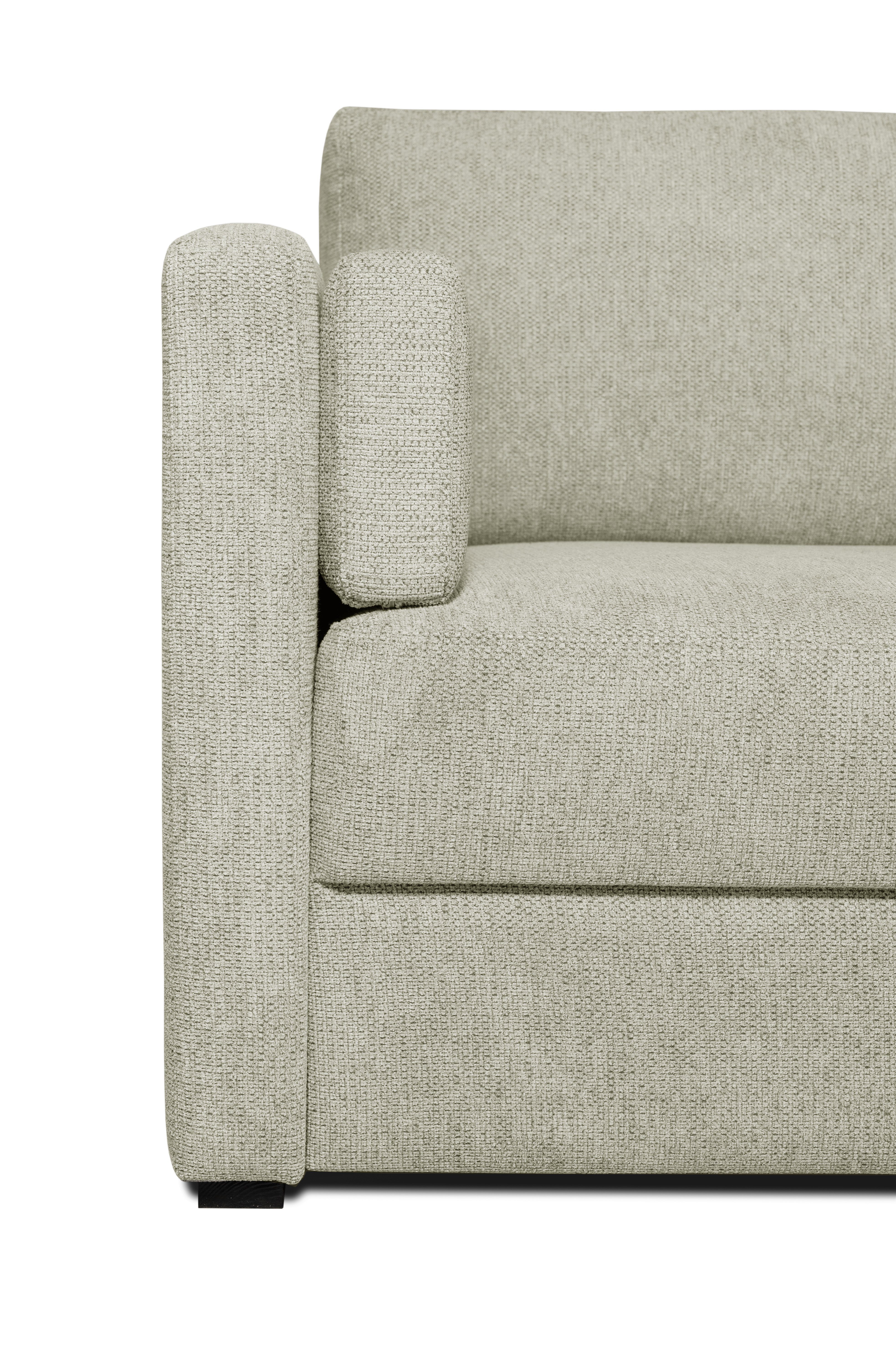 affaire Home in mit Bettfunktion, Armlehnvarianten Schlafsofa natural Calrence, aufklappbarer Serie zwei der