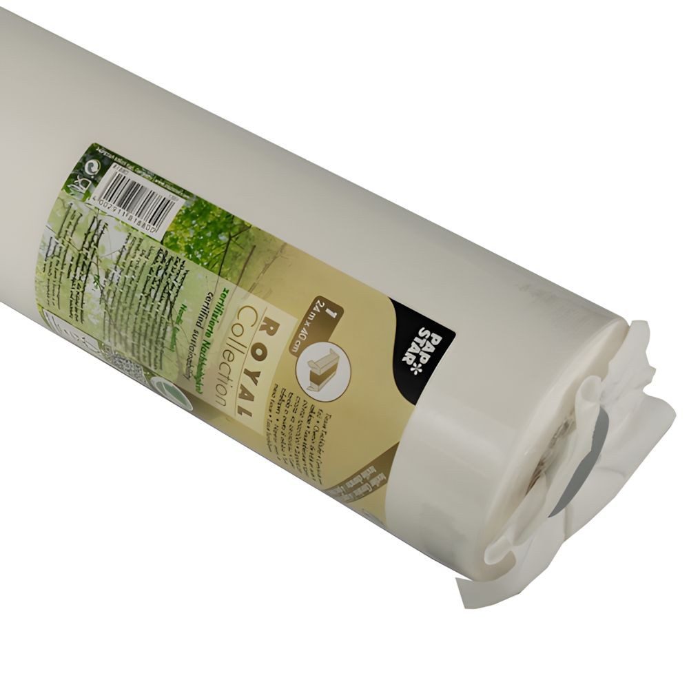 PAPSTAR Tischläufer Tischläufer, Tissue ROYAL Collection 24 m x 40 cm weiss 4 Stk