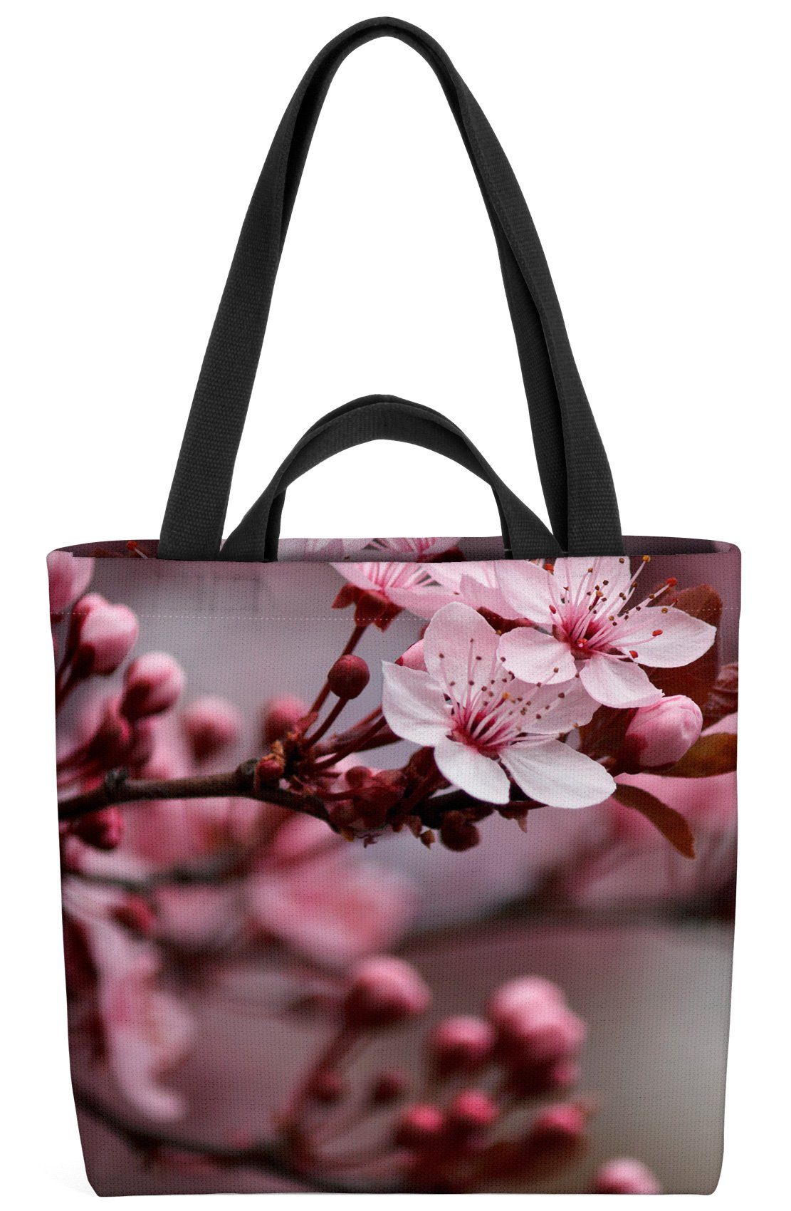 VOID Henkeltasche (1-tlg), Kirschblüten Zweig Foto japan buch sakura gemälde poster reise urlaub