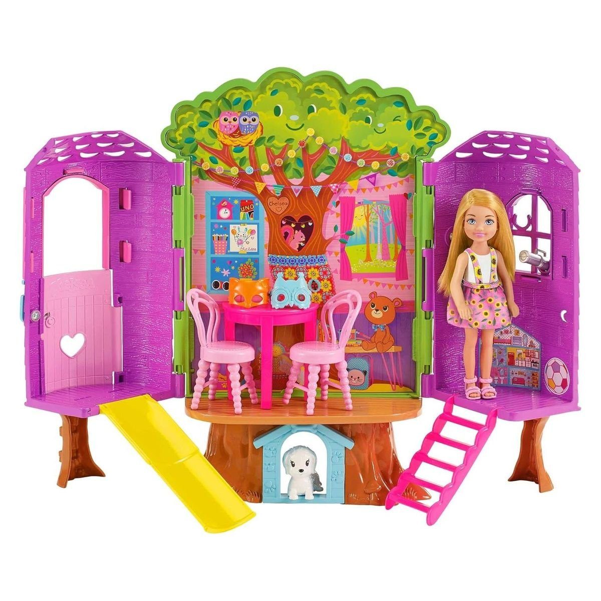 Mattel® Spielwelt Mattel HPL70 - Barbie Chelsea - Baumhaus Spielset inkl. P günstig online kaufen