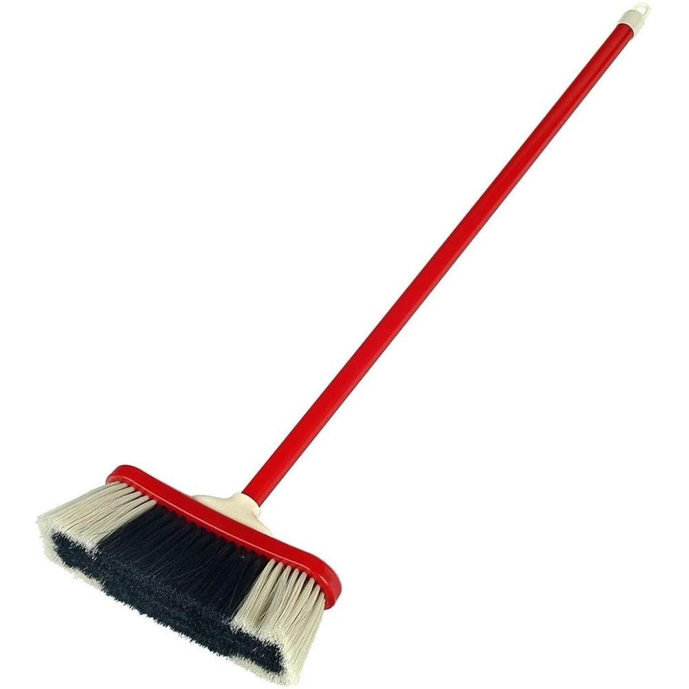 Theo Klein Kinder-Besen Classic Besen, 61,5 cm Rot Kinderbesen Handbesen Kunststoff Haushalt
