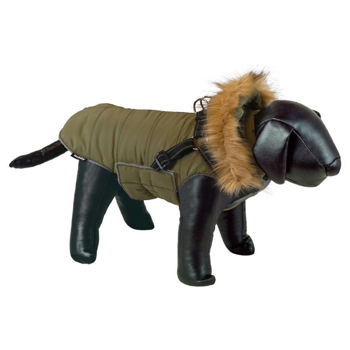 Nobby Hundemantel Hundemantel Selma 2 in 1 oliv