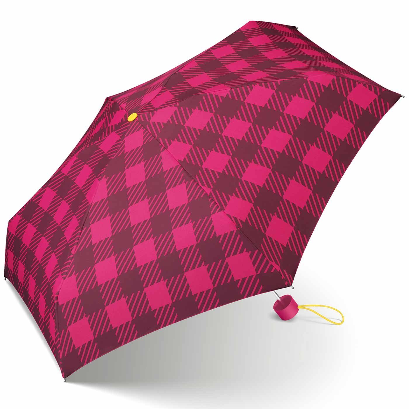 Taschenregenschirm Schirm handlicher pink klassisches für Design Damen, modischen kleiner, Esprit Farben in