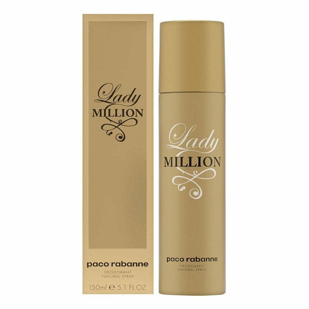 paco rabanne Deo-Spray Lady Million., Packung, 1-tlg., 150 ml Deo-Spray